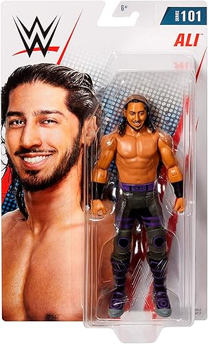 Miniatura 7 de WWE Figura de acción Ali en escala de 6 pulgadas con articulación y anillo engranaje, serie #101