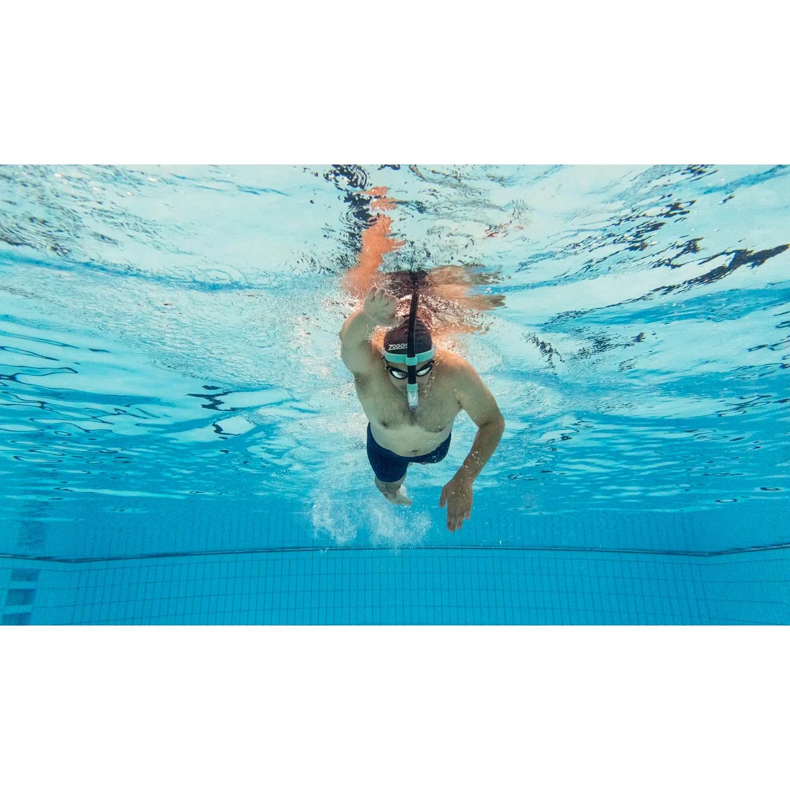 Zoggs Centre Line Snorkel Black/Turquoise