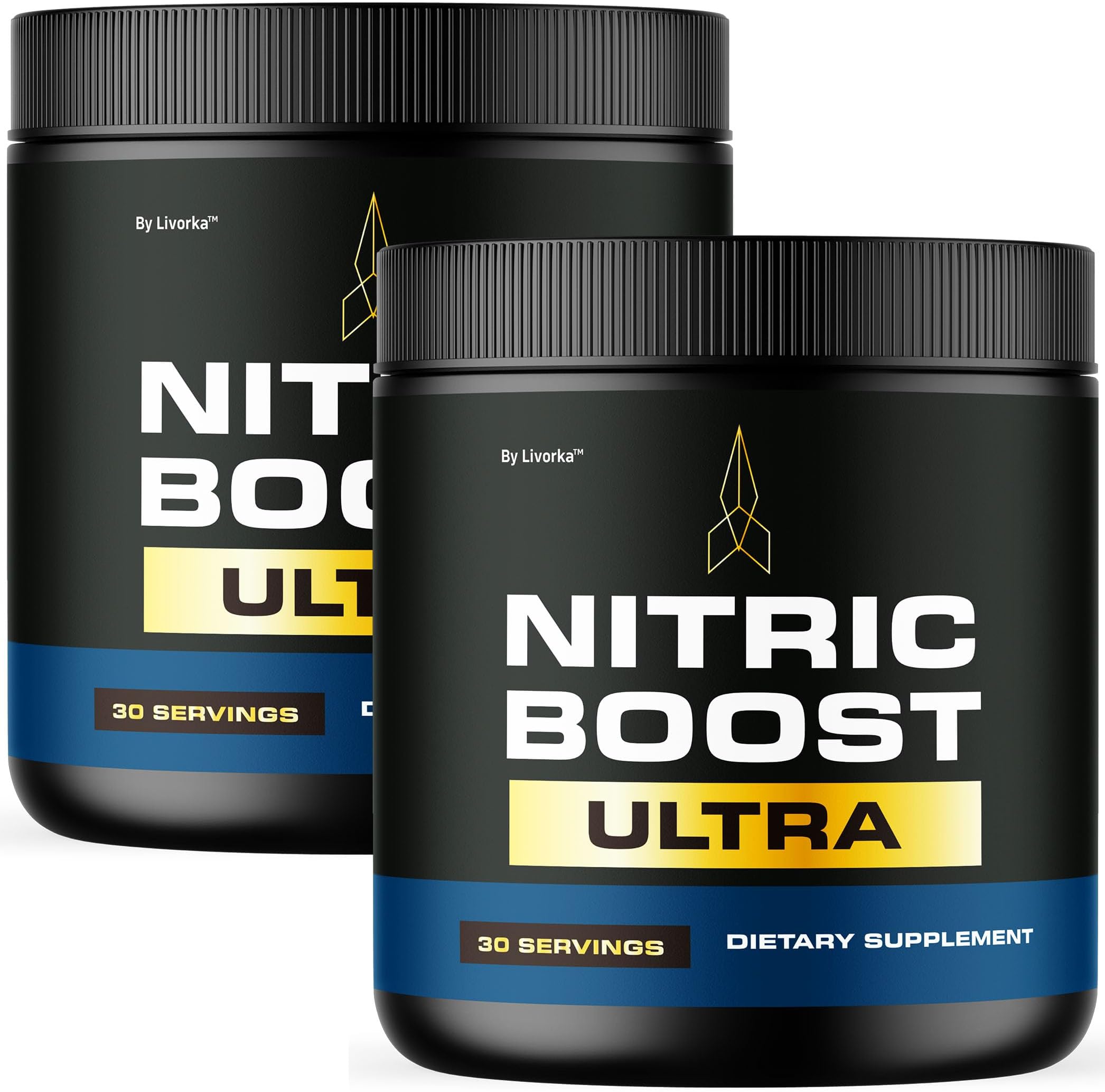 LIVORKA (2 Pack) Nitric Boost - Nitric Boost Ultra Purple Powder for Men, NitricBoostUltra Powder, Boost Energy and Support Active Lifestyles, 120 Servings for 2 Months