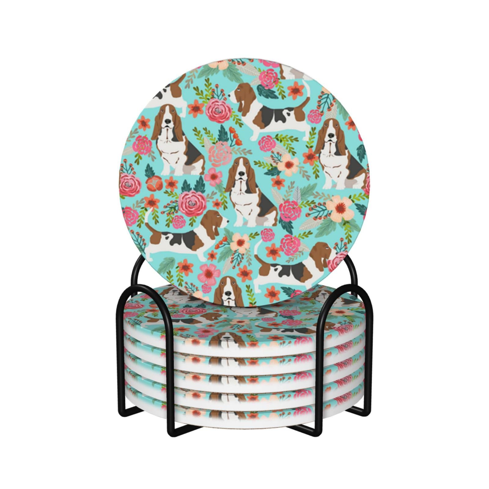 Dessous de verre amusants en céramique : idée cadeau de pendaison de crémaillère