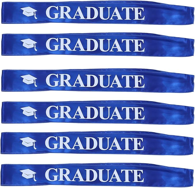 LUOZZY 6Pacs Blue DoubleLayer Color Denim Hemline Etiquette Belt