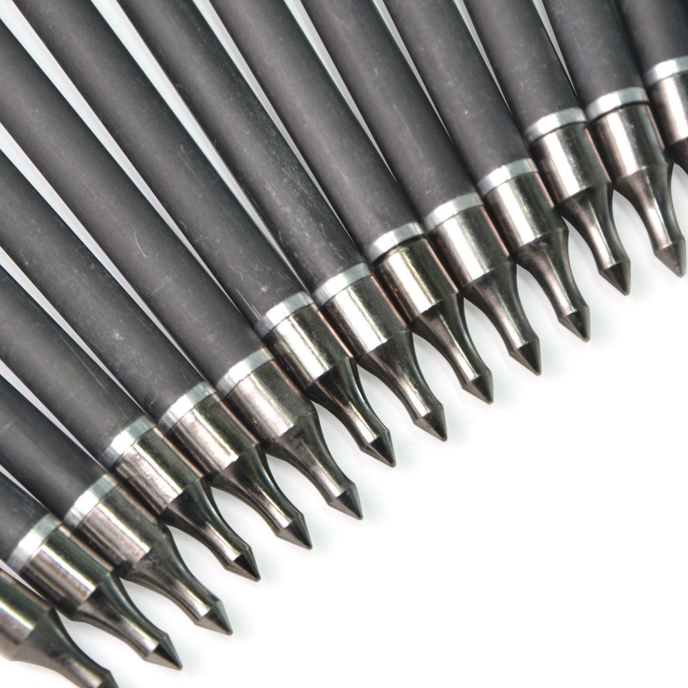 SHARROW 12pcs Flechas De Carbono 30 Pulgadas Con Flecha