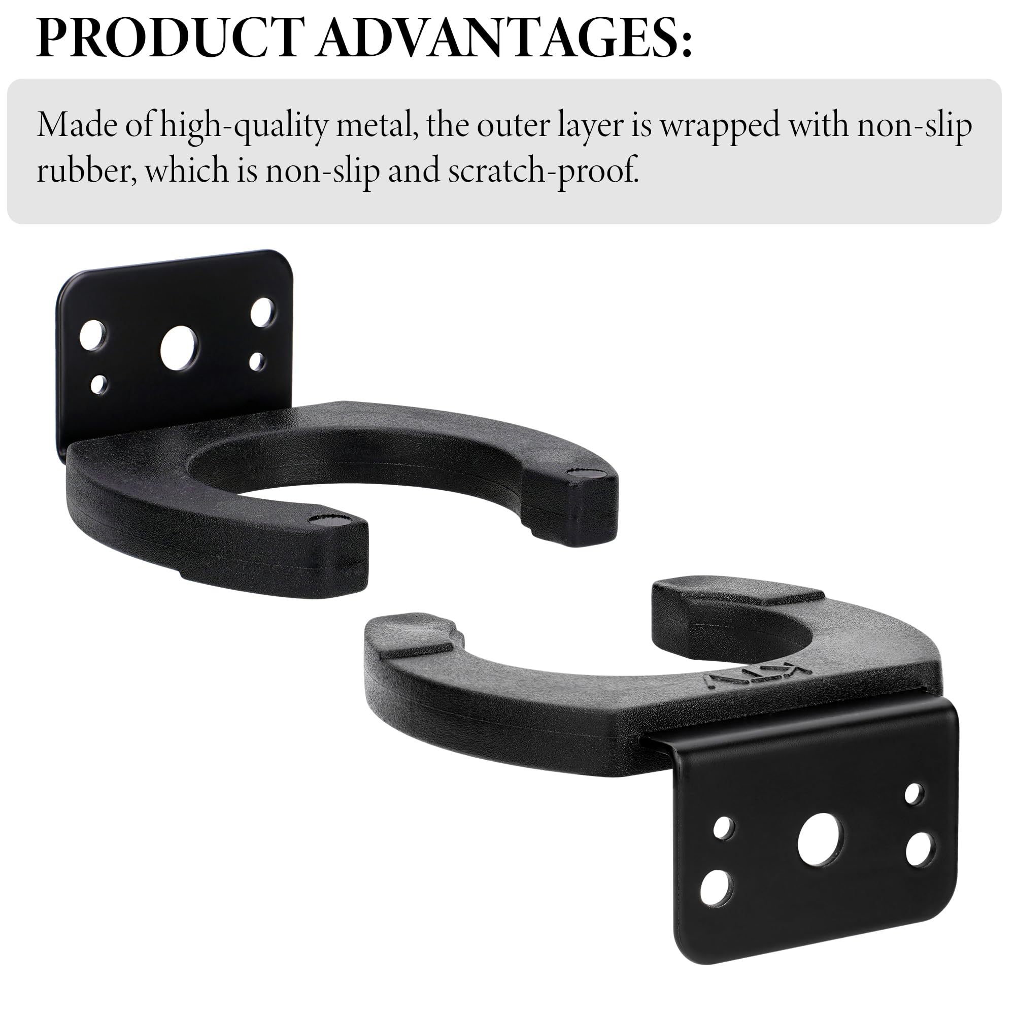 Geekria for Creators Microphone Wall Mount Holder Wired and Wireless Mics Storage Hanger, Space-Saving Design for Home Office - Image 3