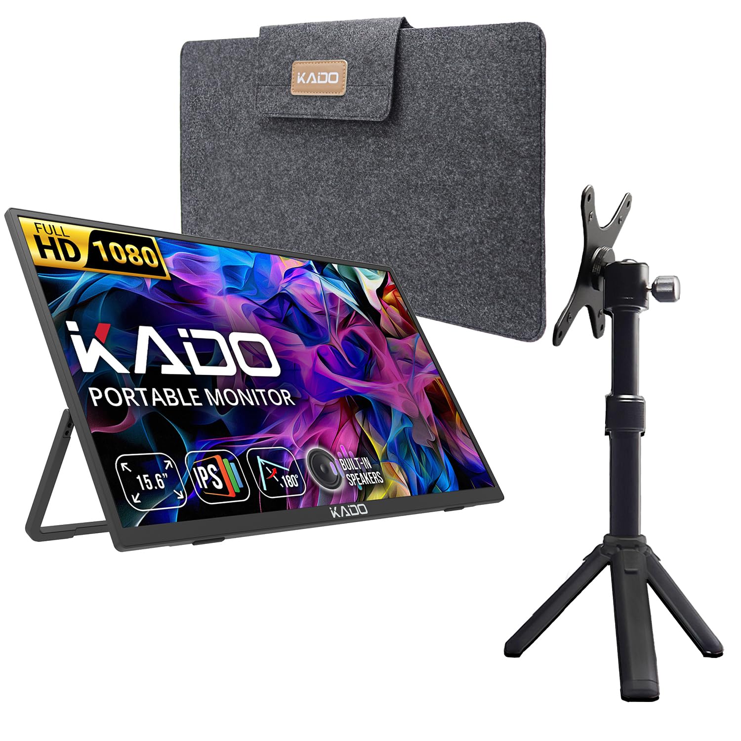 Amazon.com: Kado Portable Monitor 15.6'' FHD 1080p VESA/Clamp