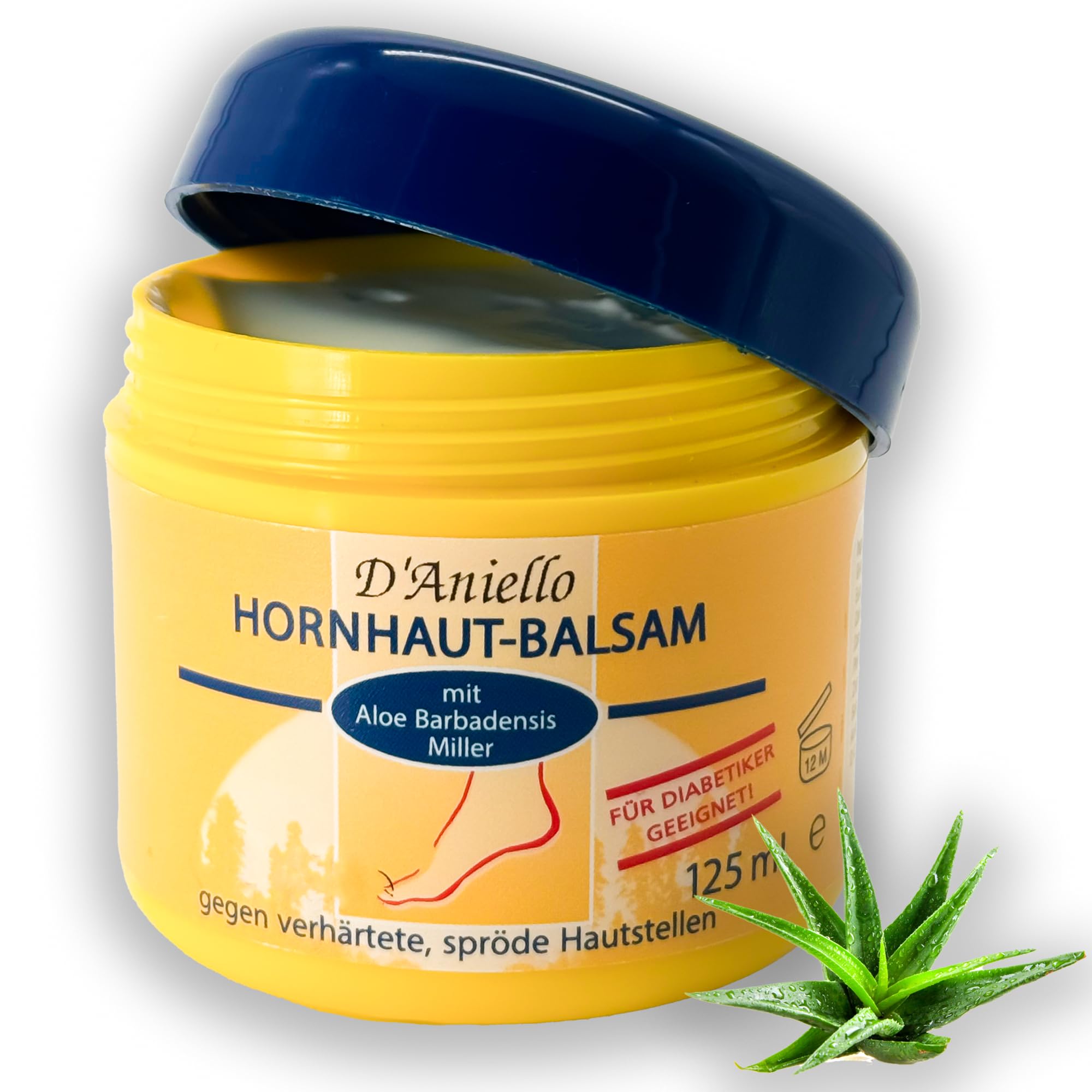 D'Aniello Hornhautentferner Lsung Balsam mit Aloe Vera Gel