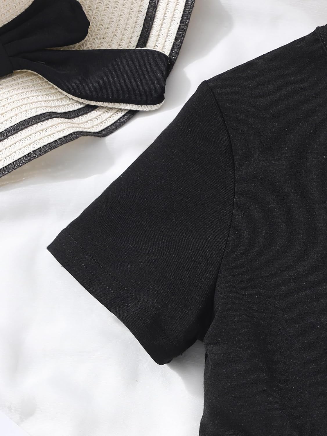 New 8-14Years Girls Elegant Dress Short Sleeve A-Line Floral Midi Party Special Occasion - Image 6