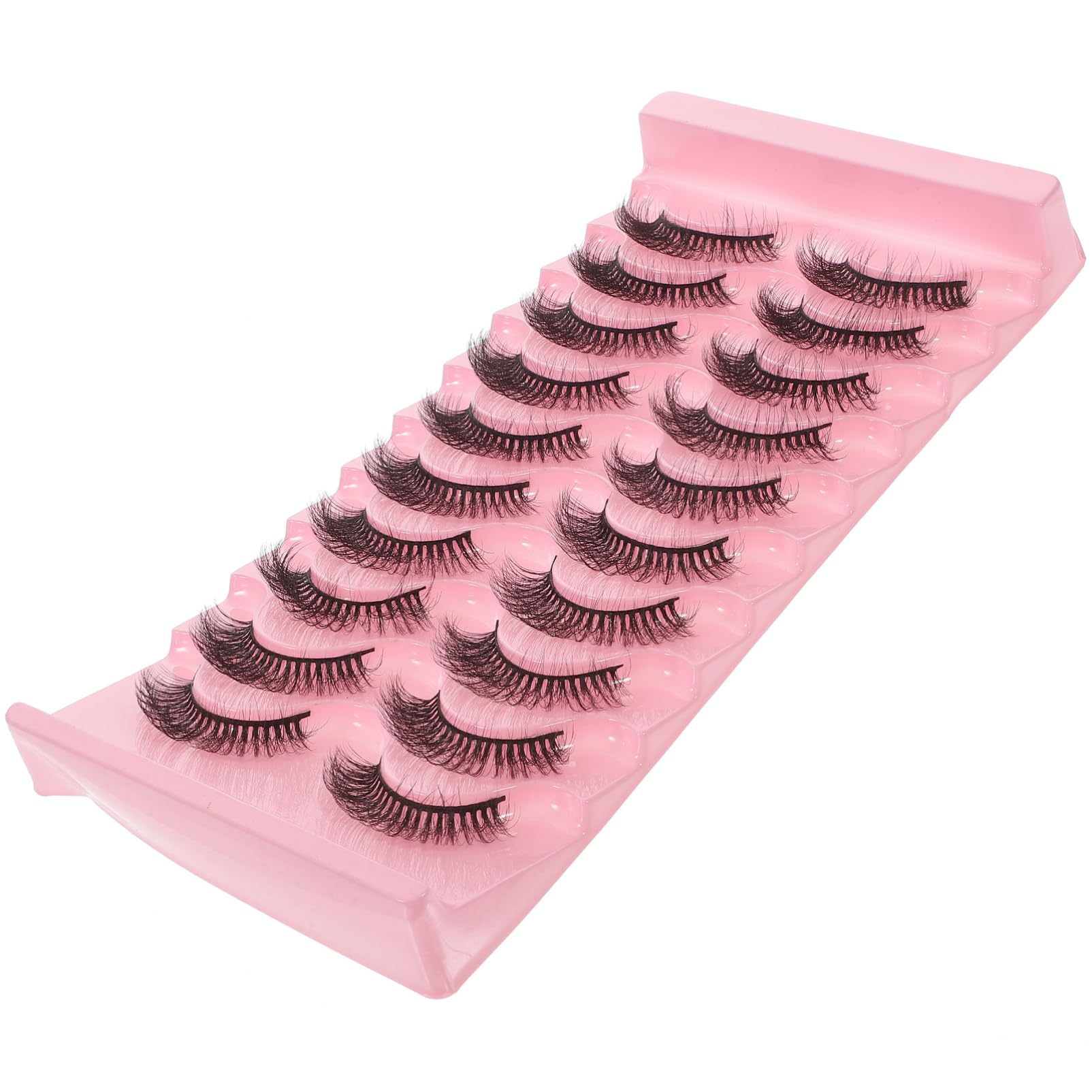 MAGICLULU 4 Set Di Ciglia Finte Complete Ciglia A Grappolo Soffici E Sottili Per Donne Accessorio Per Il Trucco Dallaspetto Naturale 10 Paia*4