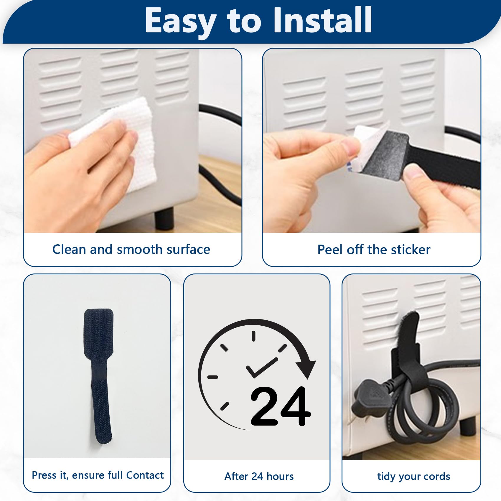 Organize Cables with Abnii Cable Ties -5 Organize Cables with Abnii Cable Ties -5