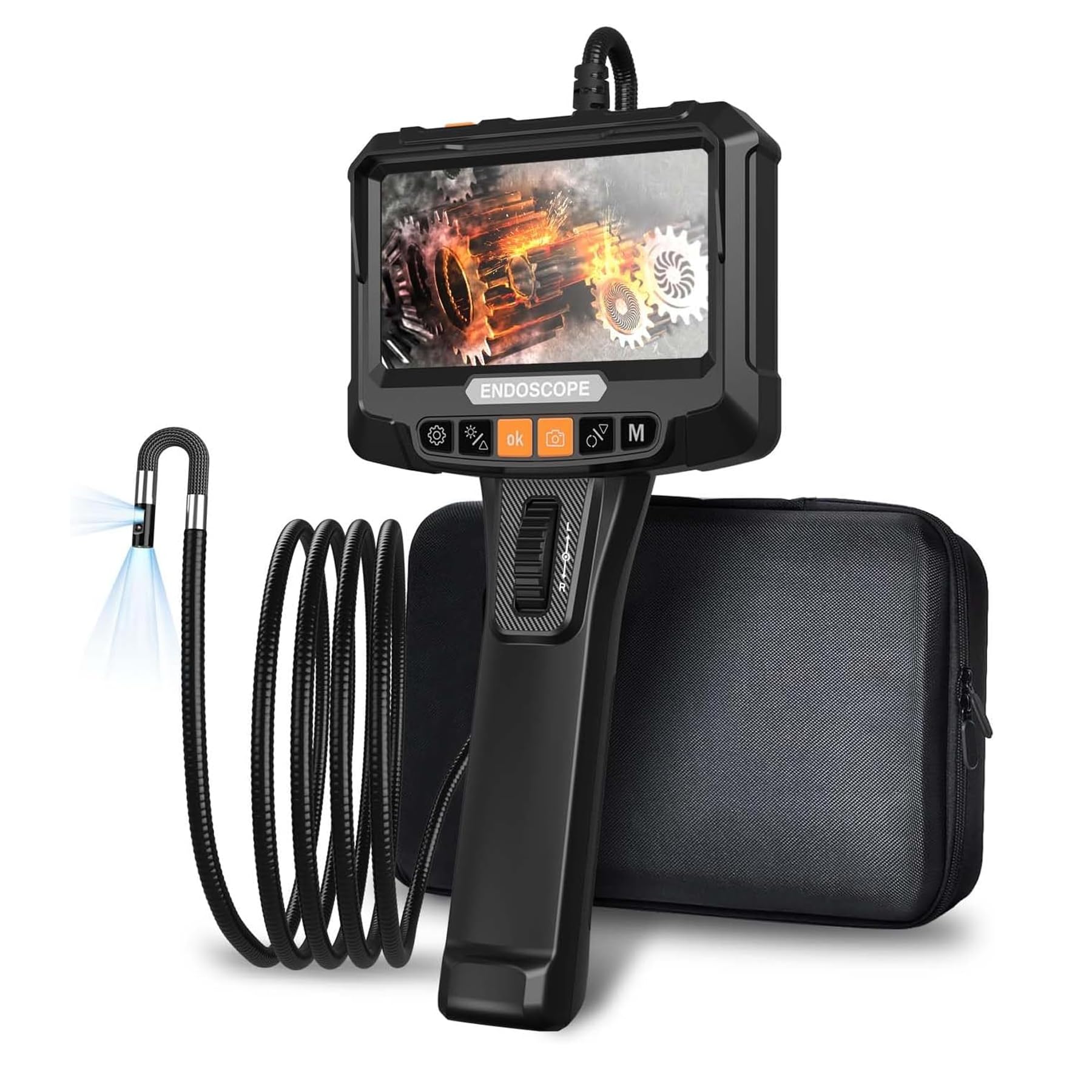Caméra Endoscope Avec Lumière - Caméra D'Inspection HD 1920P, Câble