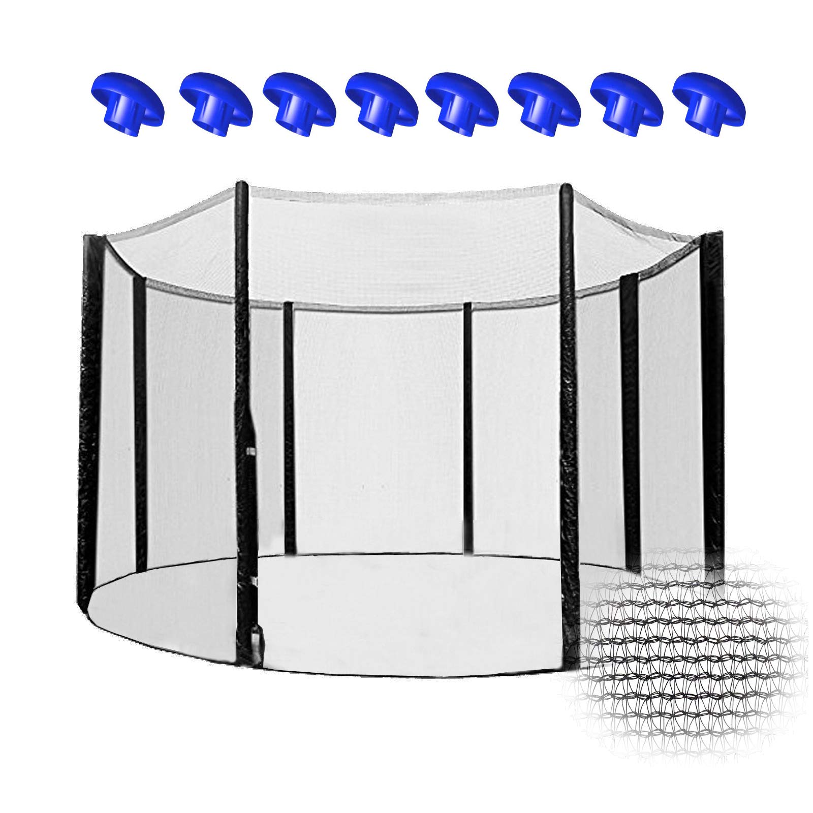 Trampolin Ersatznetz Sicherheitsnetz Trampolinersatznetz Ø 244 | 305 | 366 | 396 | 427 cm Ersatznetz Netz Ersatznetz Fangnetz