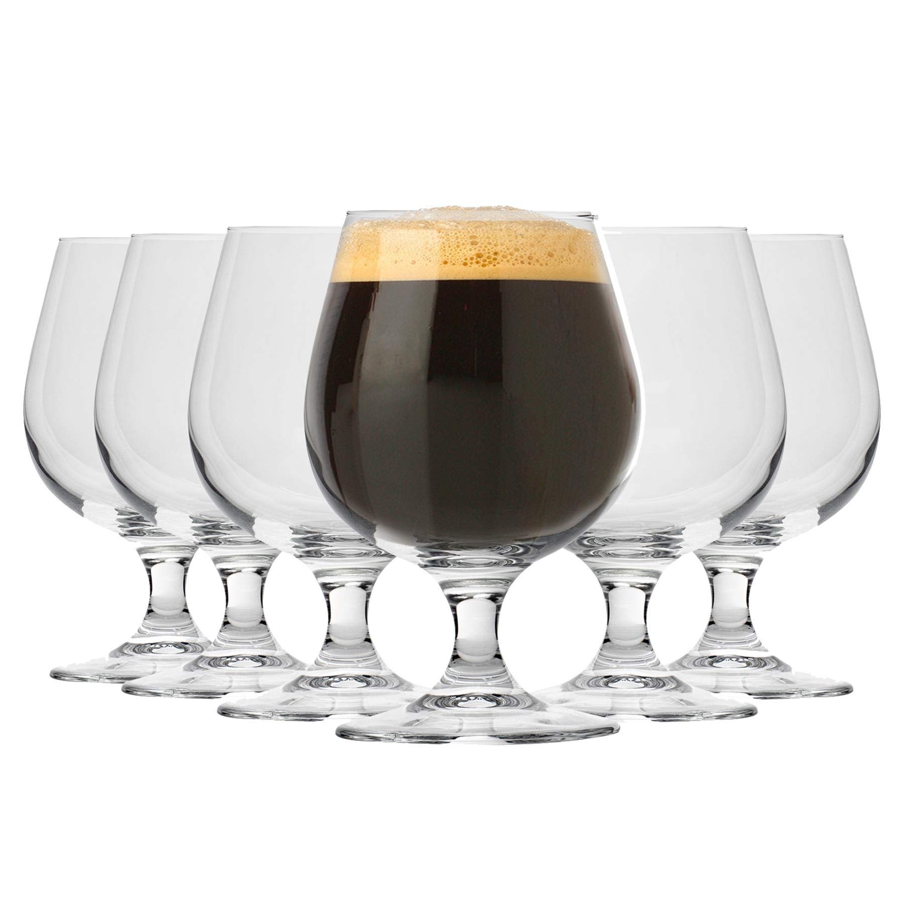 Bormioli Rocco Lot de 6 verres sur pied à bière, 53 cl