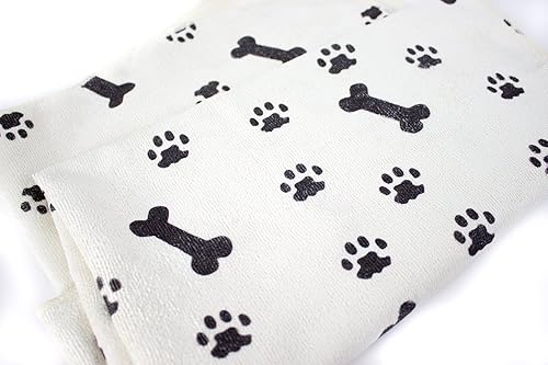 Miniatura 3 de Paño para mascota de microfibra, paquete de 5, (tamaño 16 x 16 pulgadas), toallas de limpieza absorbentes Soft Terry