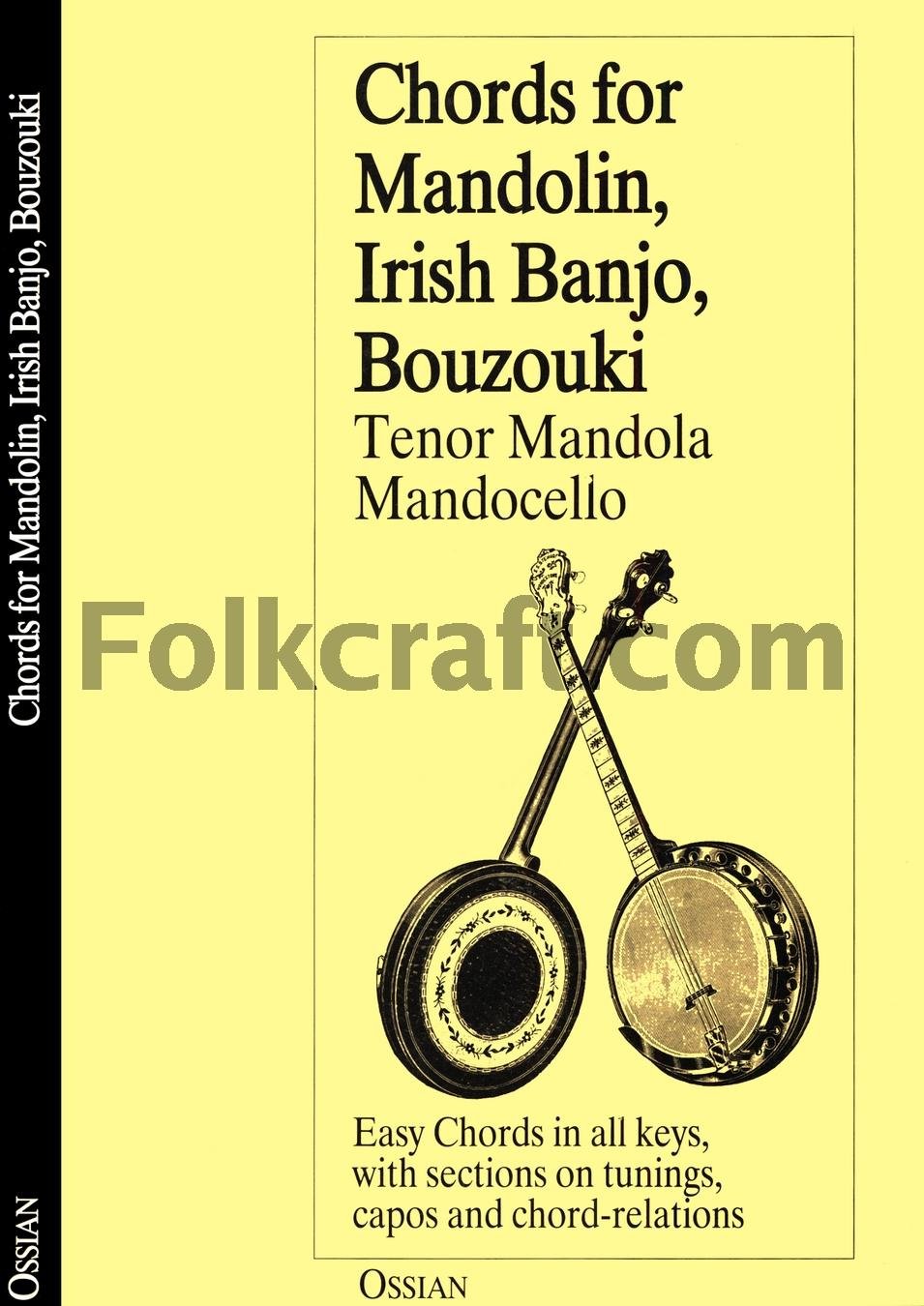 Chords for Mandolin, Irish Banjo, Bouzouki, Tenor Mandola, Mandocello