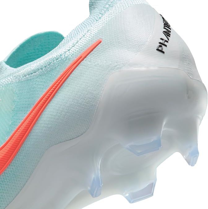 Nike Phantom GX 2 Elite FG Low-Top Soccer Cleats (FJ2559-300, Mint/Off Noir/Atomic Red) Size 11