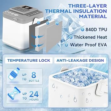 Cold Therapy Machine, Silent Brushless Pump Knee Ice Machine