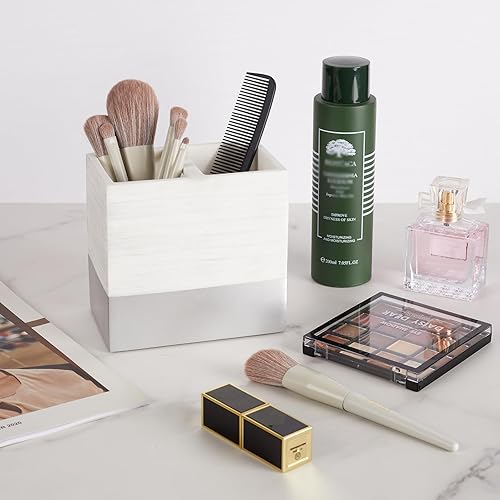 Miniatura 20 de Soporte para cepillos de dientes para baños, soporte para pasta de dientes, organizador de baño para cepillo de dientes, soporte para brochas