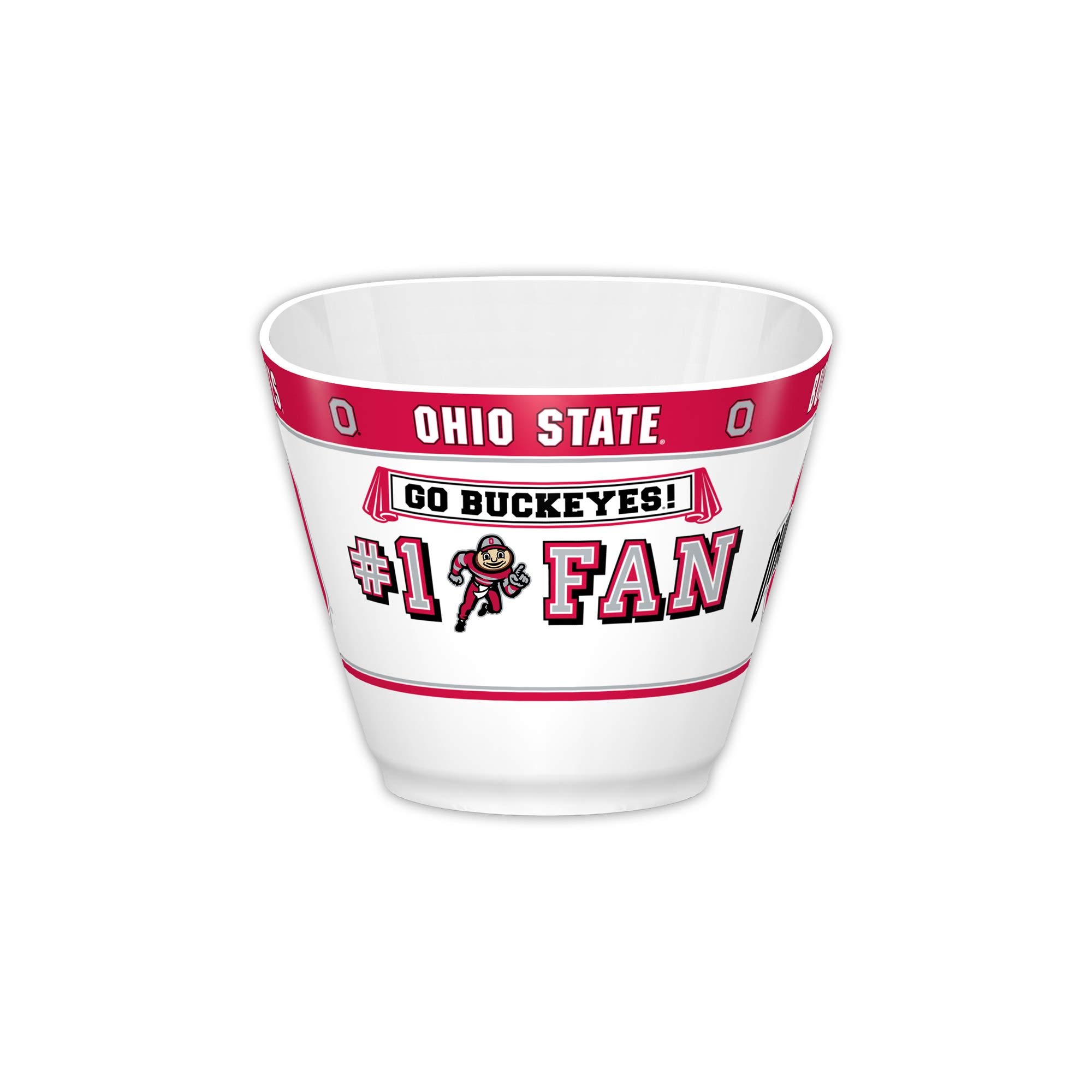 Fremont Die NCAA Ohio State Buckeyes Party Snack Bowl, 11.75