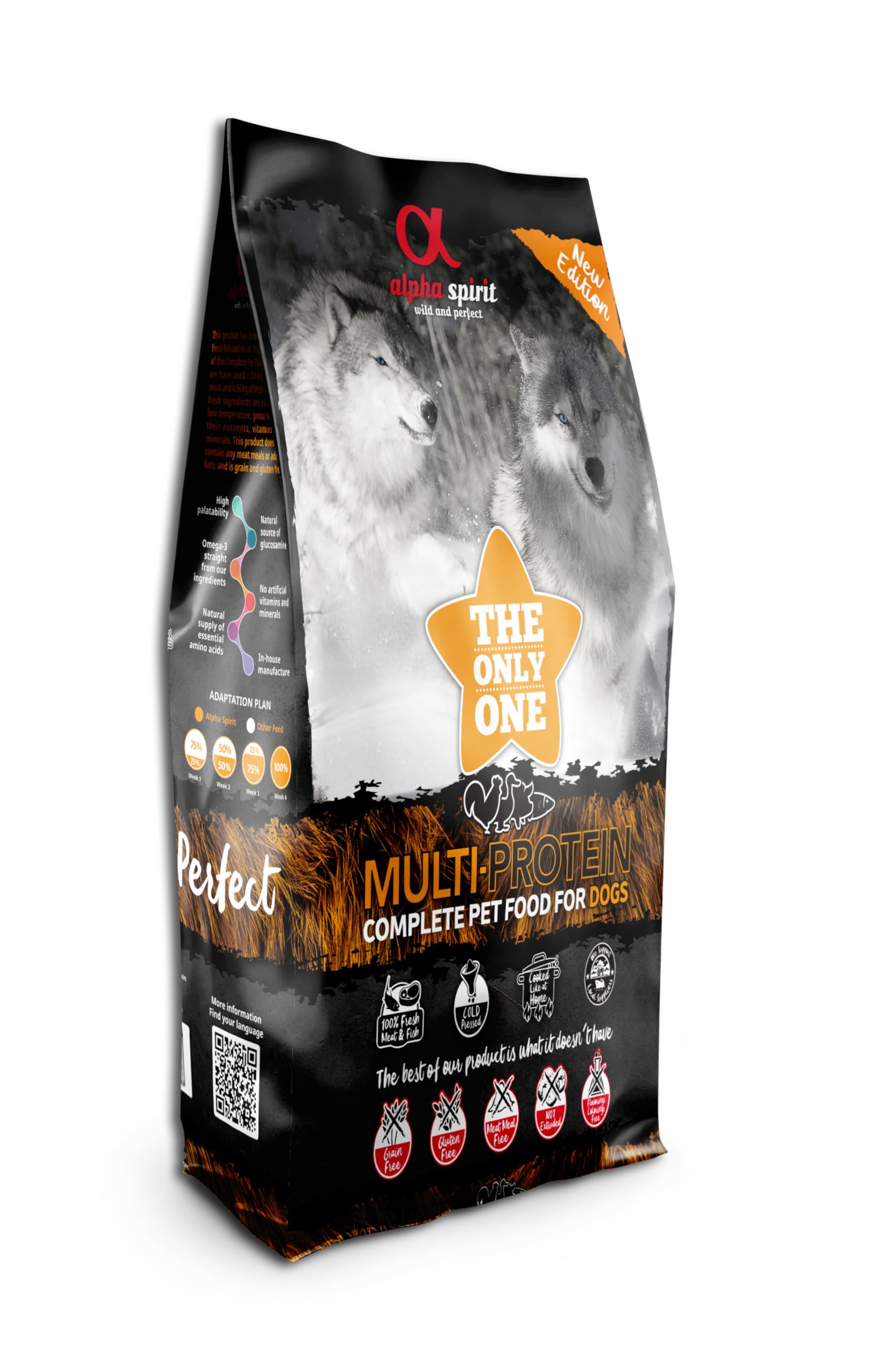 Sponsored Ad – Multi-Protein Complete Dry Dog Food | The Only One | Natural Ingredients | Protein Rich | Gluten Free | Grain Free (12kg (Pack of 1))