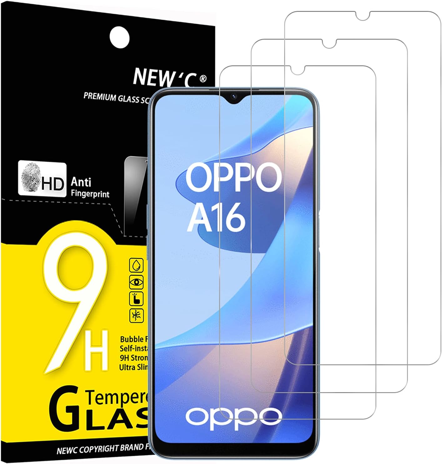 NEW'C [3 Pack Designed for Nintendo Switch (modèle OLED) Screen