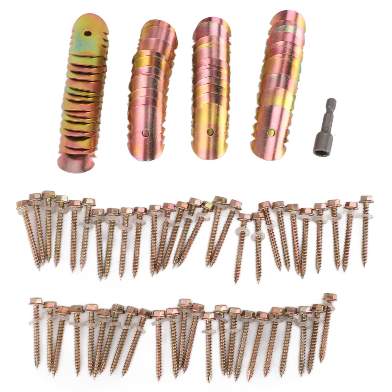 Drahtzaun-Heftklammer, 100pcs Cat's Claw Fasteners Nägel Ersetzt die gemeinsame Fechten Klammer Kohlenstoffstahl verzinkt rostfrei Zaunnägel Befestigungselemente für Maschendraht