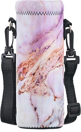 Miniatura 7 de WINTOJO Funda para botella de agua, bolsa para enfriar  16.9 onzas, 24 onzas, 32 onzas, correa para botella de agua, soporte para la escuela,