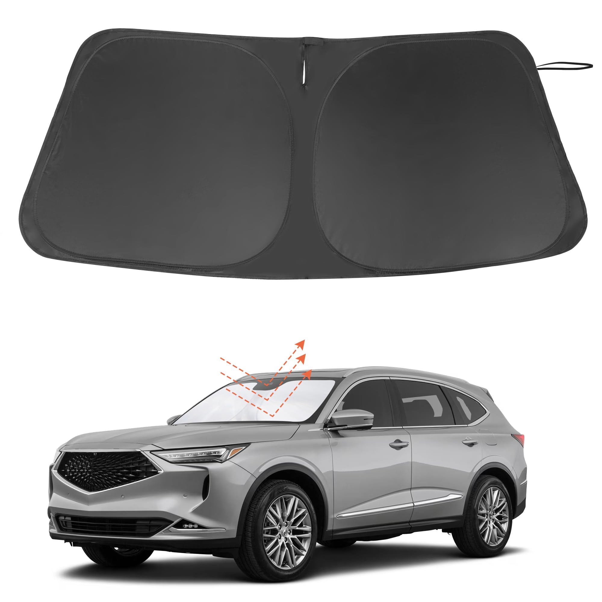 Windshield Sun Shade for 2021-2026 Acura MDX Accessories