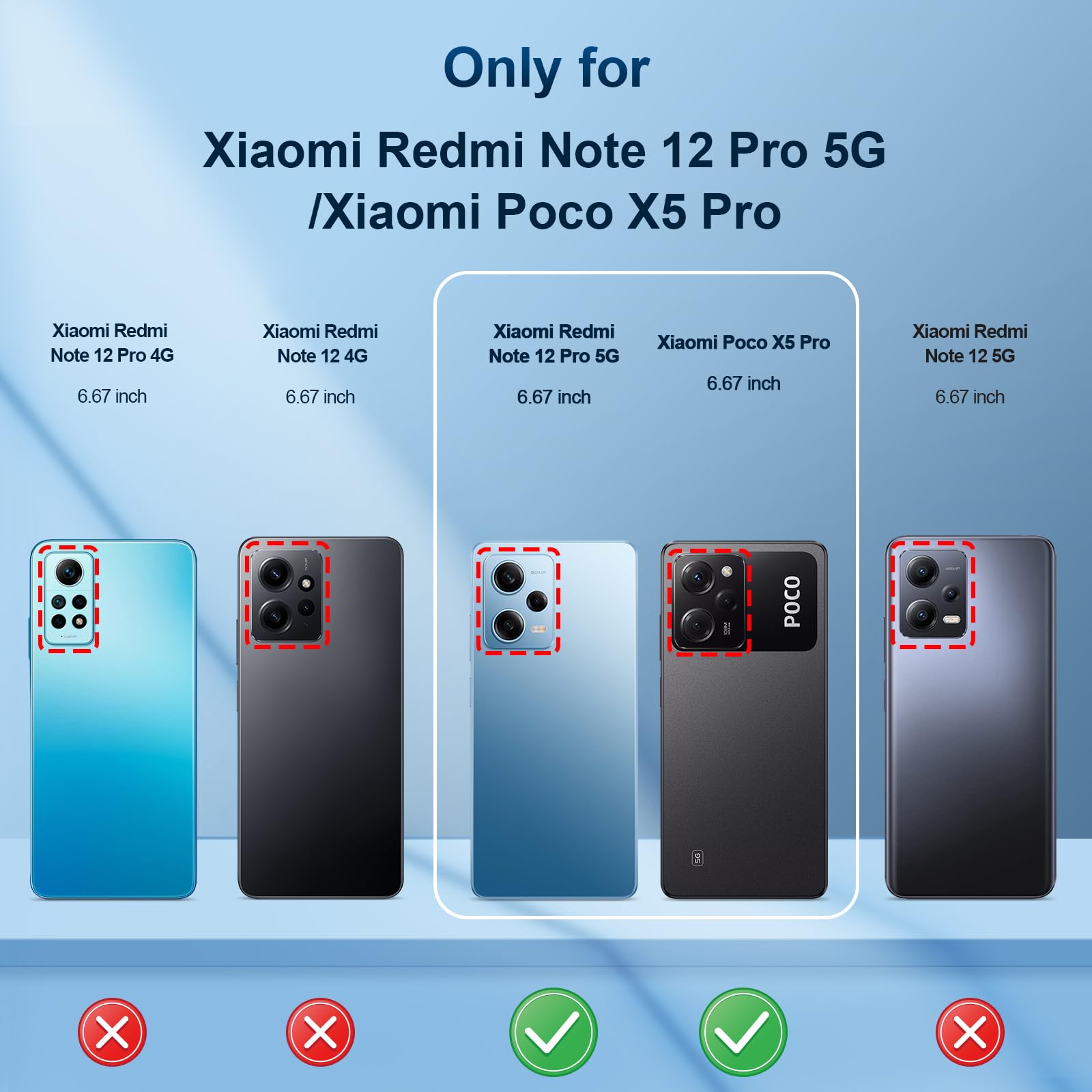 Funda para Xiaomi Redmi Note 15 Pro 5G, Carcasa Antigolpes con Soporte anular metálico, Case Protectora de Grado Militar, Azul — view 72