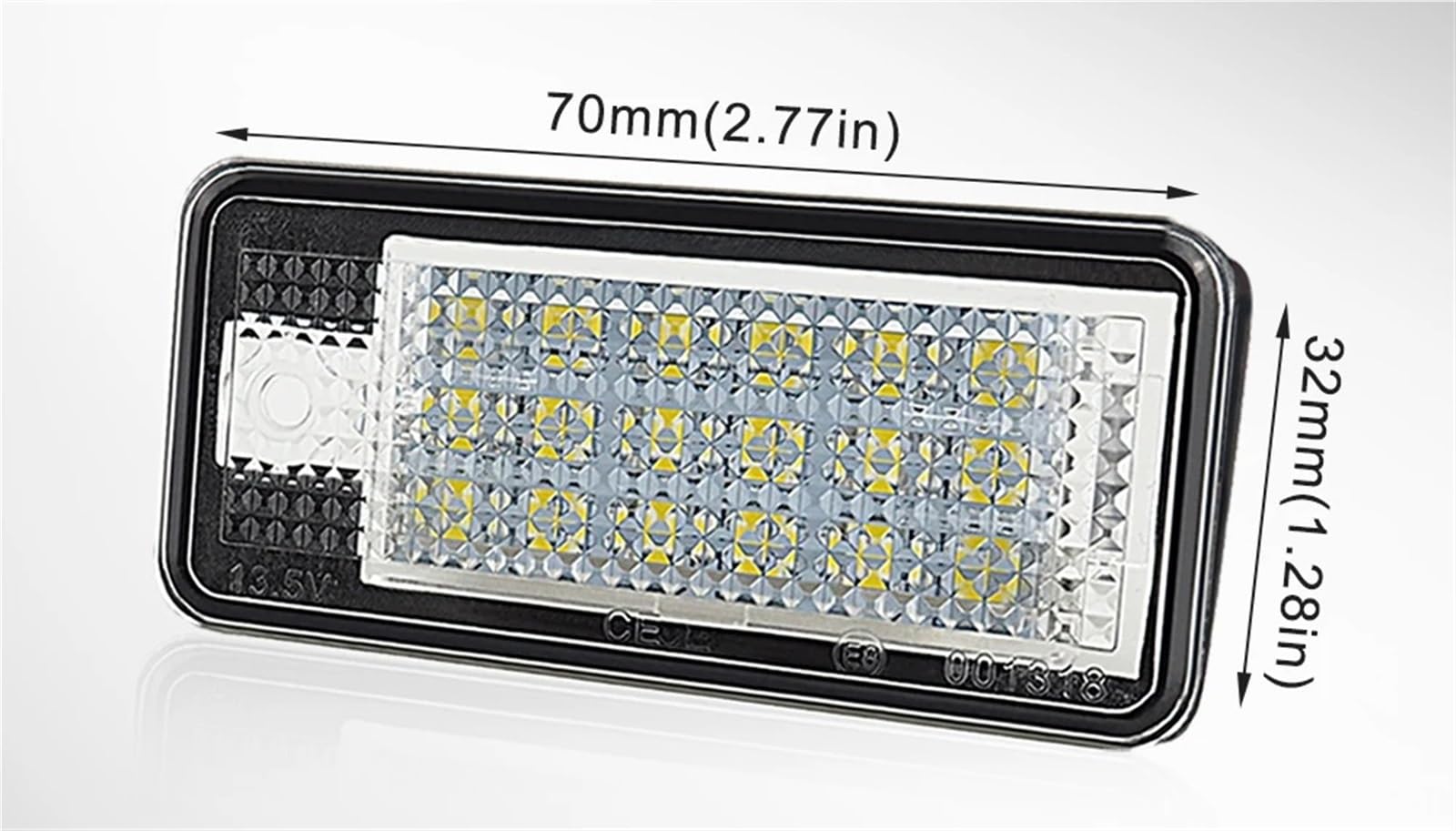 Luci Targa LED GSOWO Per Audi - Bianco Freddo 6500K - Compatibile Con Q7, A8, A6, A4, A3, S3, RS6 - Facile Installazione - Foto 5