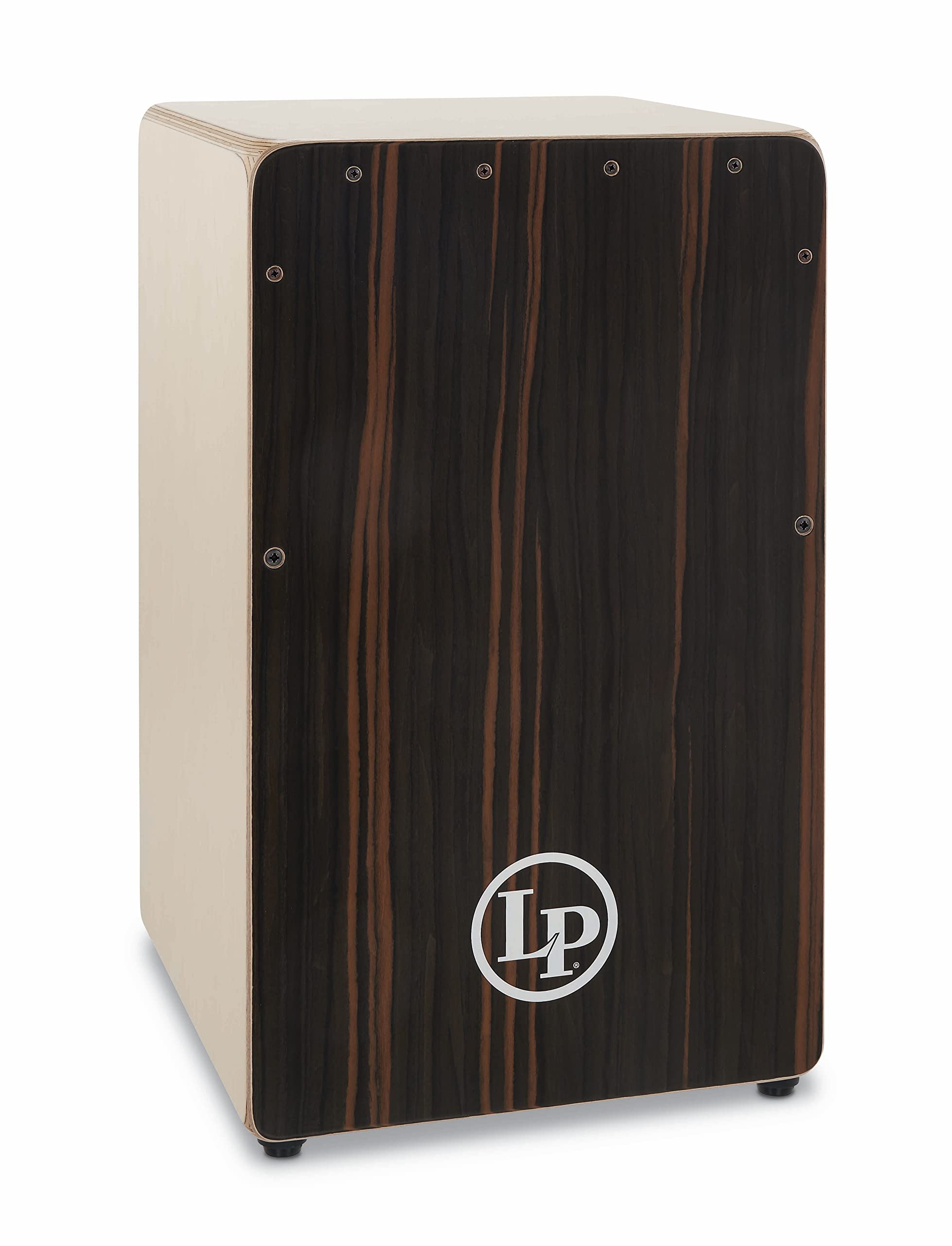 Latin Percussion Woodshop Cajon, Rare Ebony, 19” x 11-1/2” x 11-3/4” (LP1491RE)