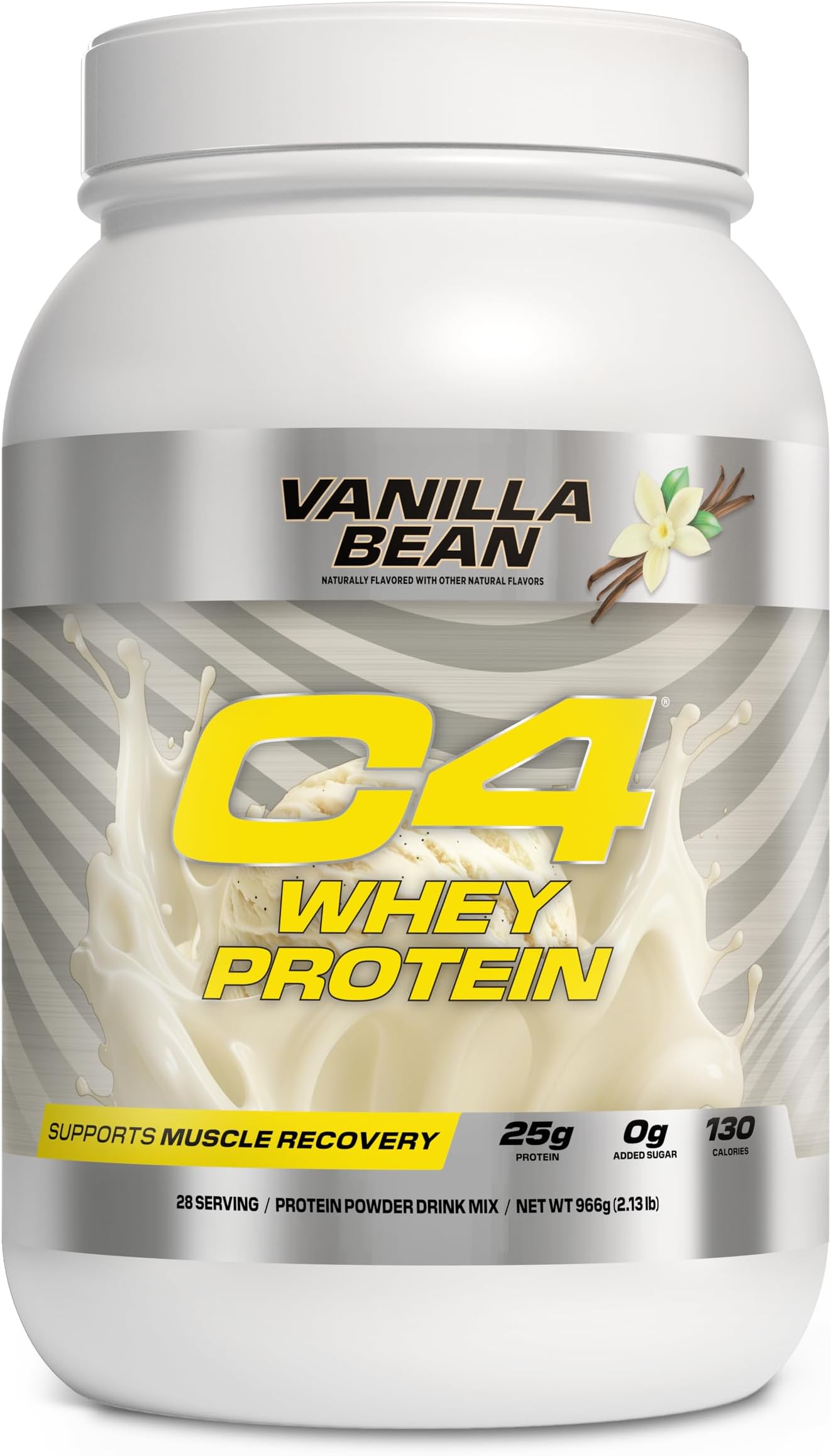 - Cellcore C4 Whey Protein WPC (28 Servings, Vanilla Bean)