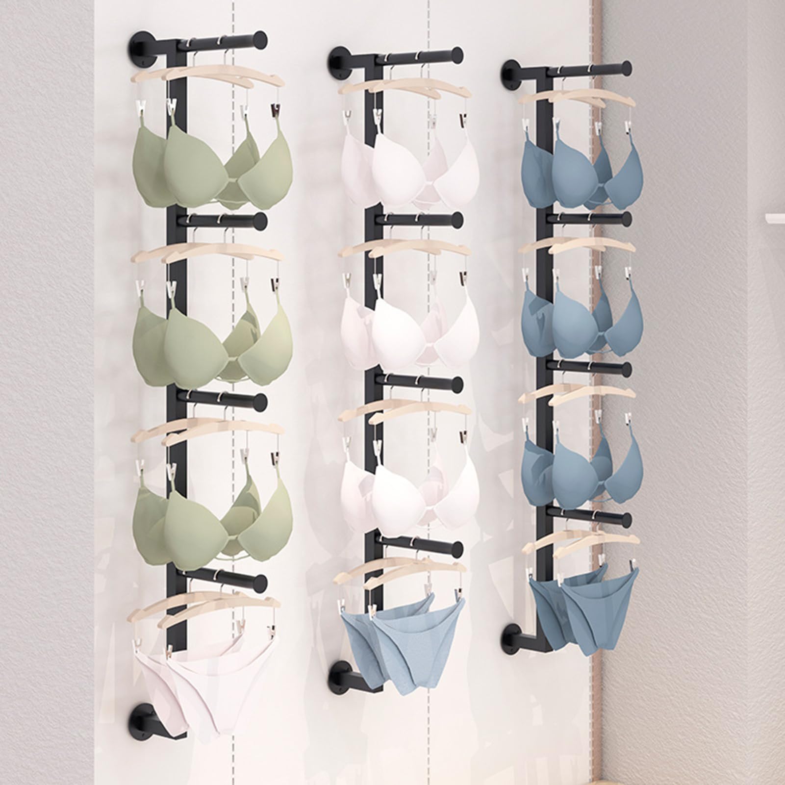 Ondergoed Display Stands, Speciale Lingerie Kledingrek, Gecombineerde