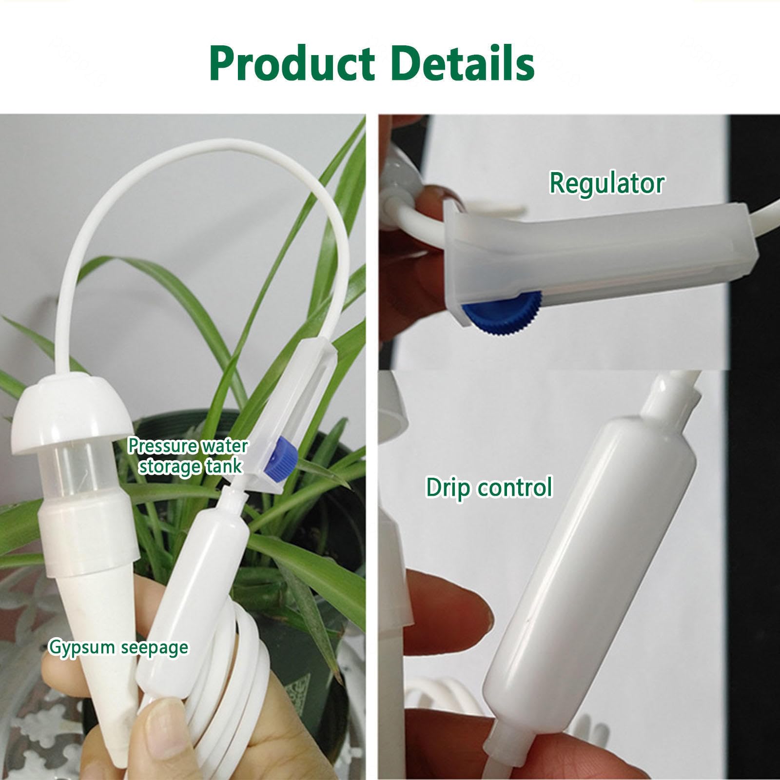 Bewässerungskugeln für Outdoor-Pflanzen mit langsamer Freigabe, Ventilschalter, automatische Pflanzenbewässerung für den Außenbereich, für Urlaub, Garten, Tropfbewässerungssystem für