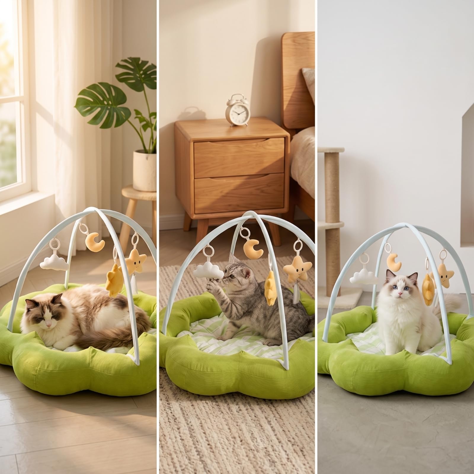 Nido per Gatti con Cuscino Traspirante