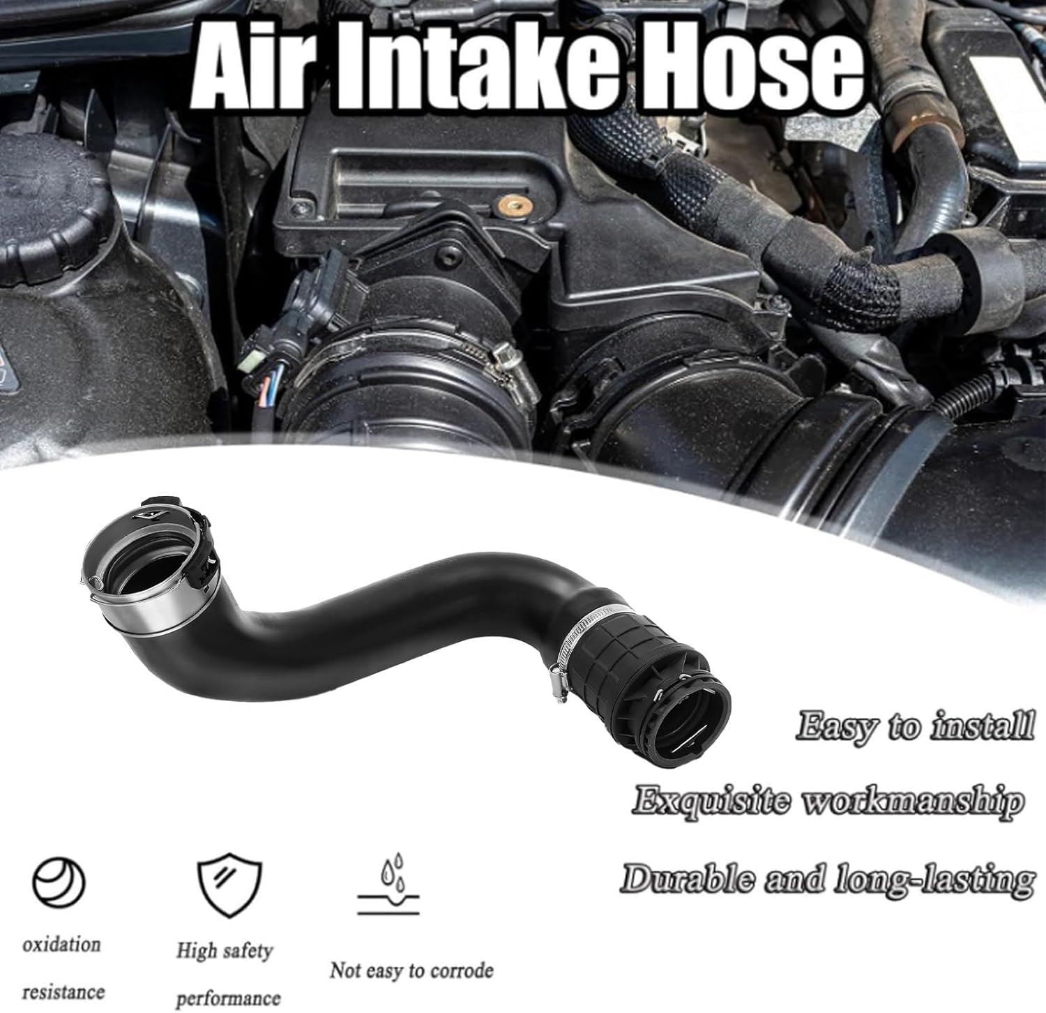 13374646 Turbocharger Intercooler Inlet Hose Fit for 2016 2017 2018 2019 Chevy Cruze 1.4L L4 Replaces#667-308 2862031364 42626074