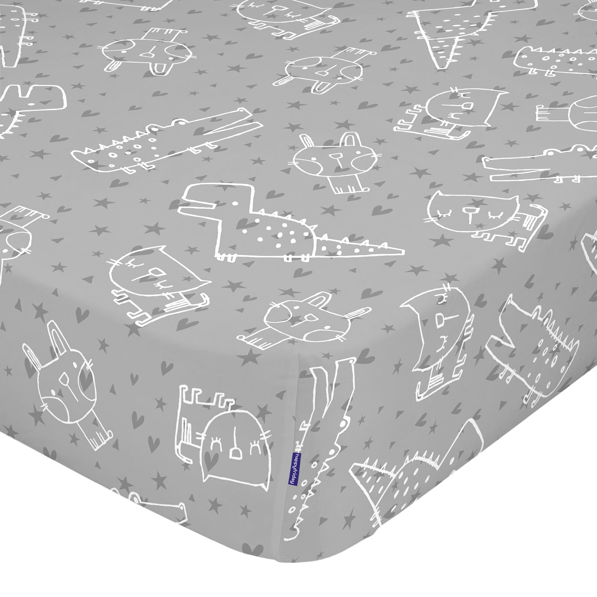 Drap housse Bajera 105x200x32 cm pour lit une place Best buddies