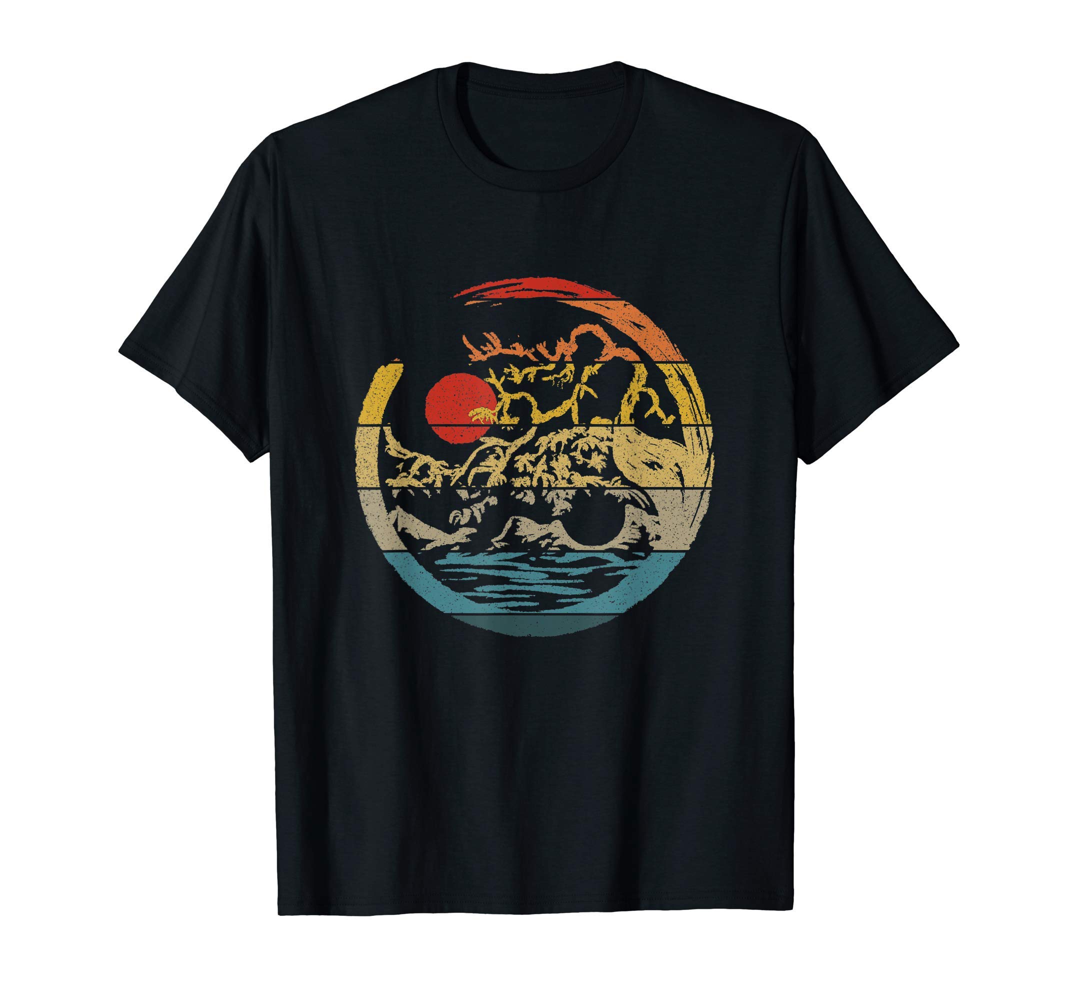 Cairn Rocks Gift Co.Zen Enso Circle Bonsai Tree Retro Tree Lover Bonsai Tree T-Shirt