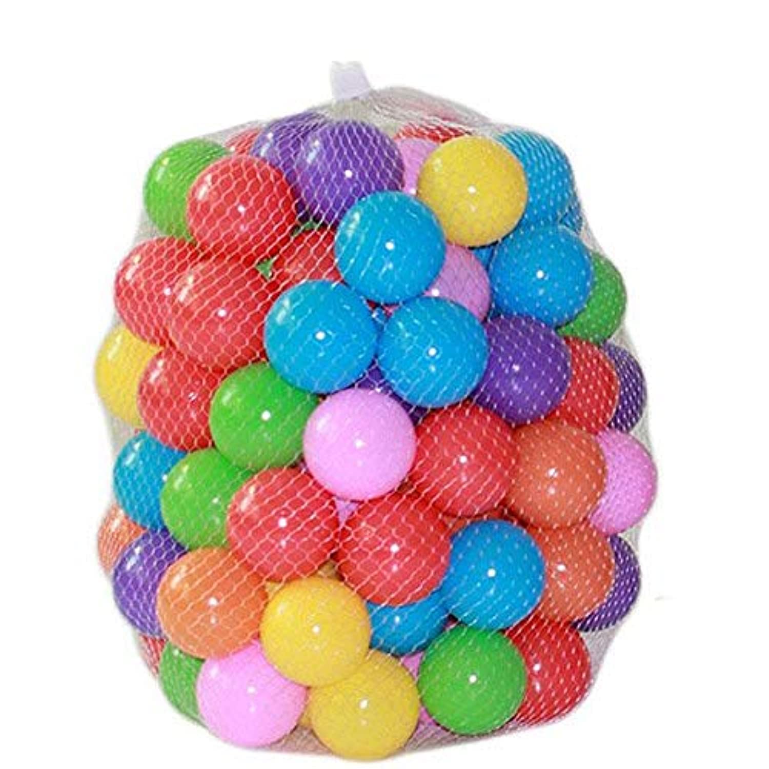 Colorful Plastic Water Pool Ocean Wave Ball- 100 Pieces