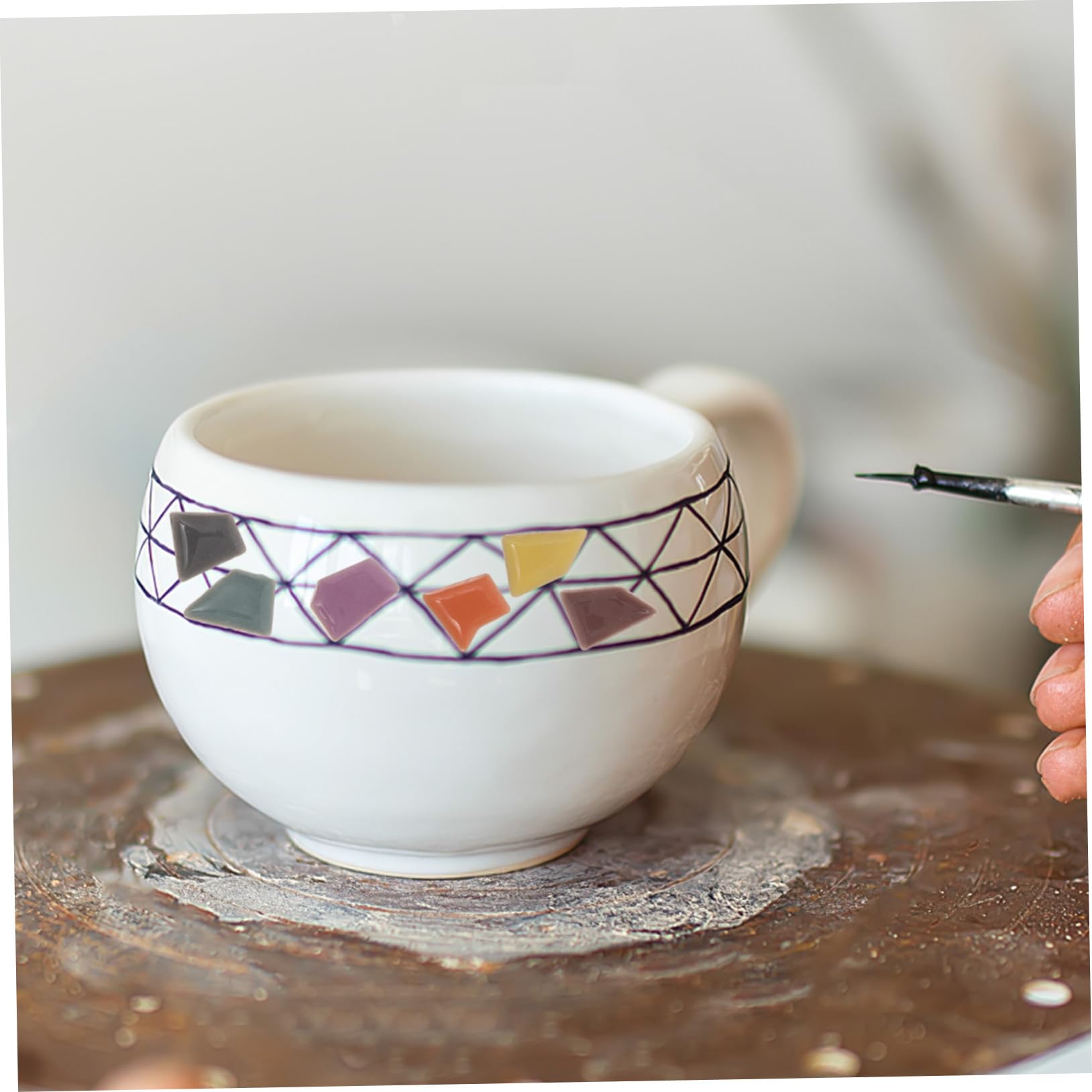 Cerámica Irregulares para Manualidades para Mosaicos Creativos y Decoración DIY Artesanal