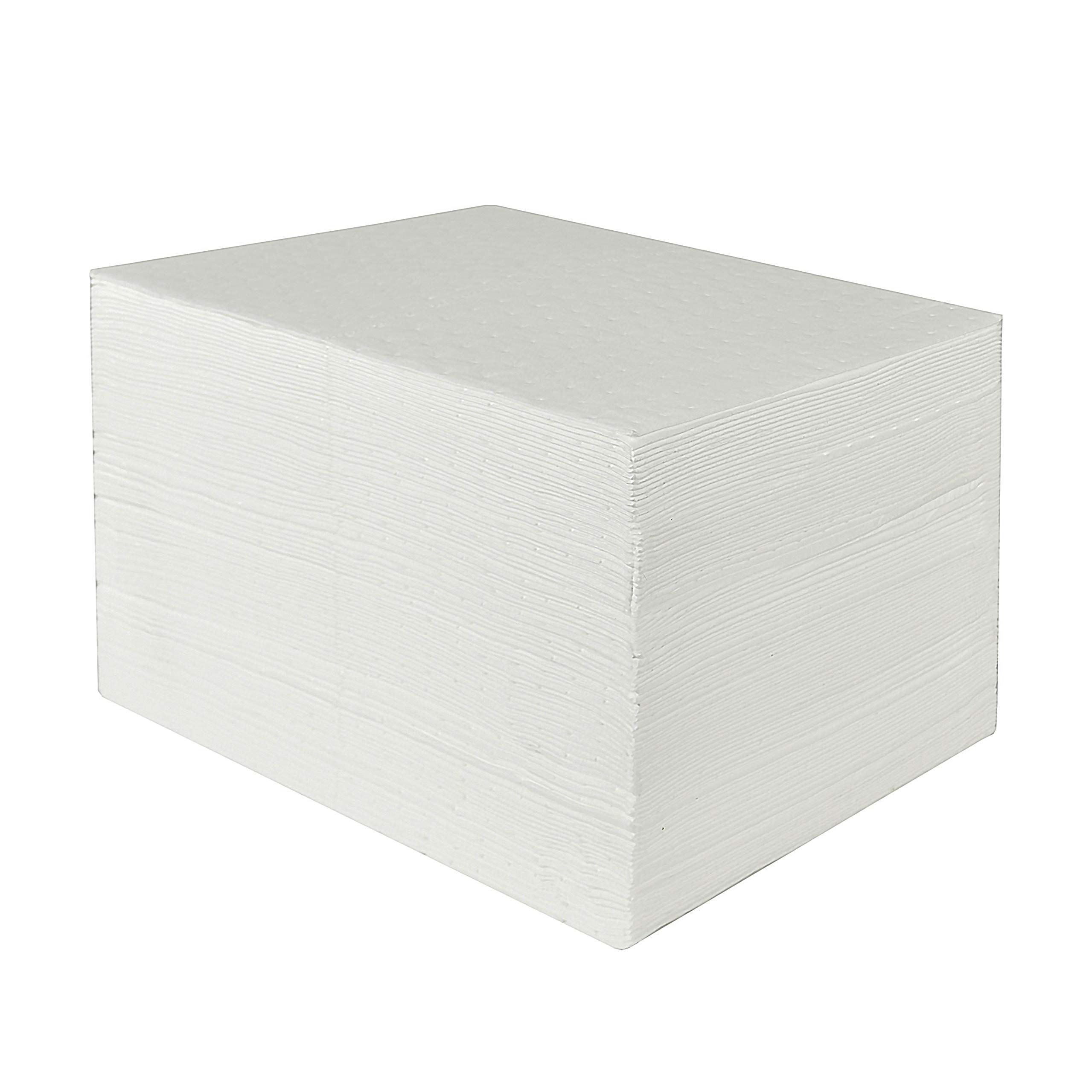 Aain® AA003 Absorbent Mat Pad Heavyweight Oil Absorbent Pads,15" x 20",White 100pcs