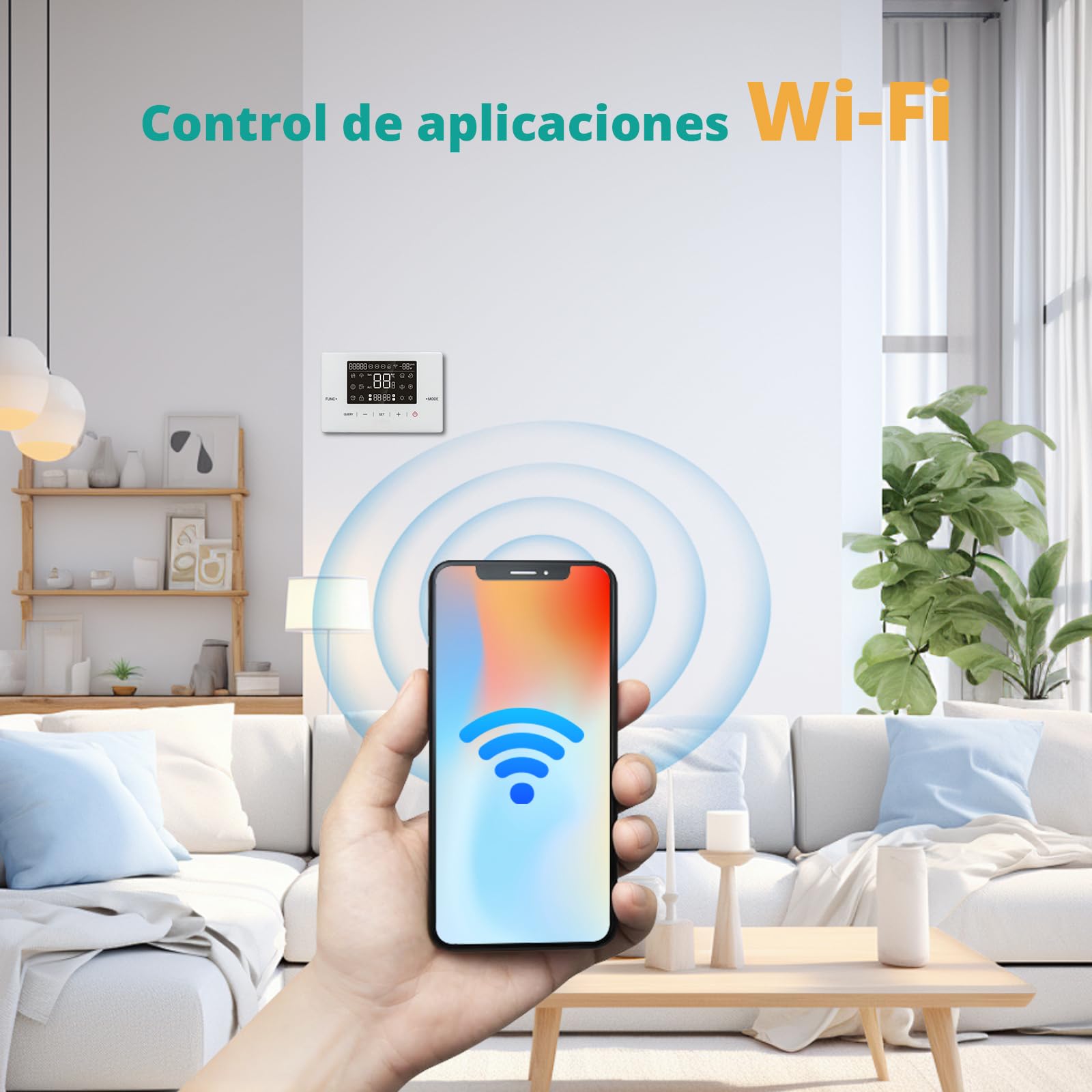 SMETA Bomba de Calor, Bomba de Calor Aire-Agua, calefacción y Aire Acondicionado Multifuncional 16 kW, R290, Alta Eficiencia Energética A+++