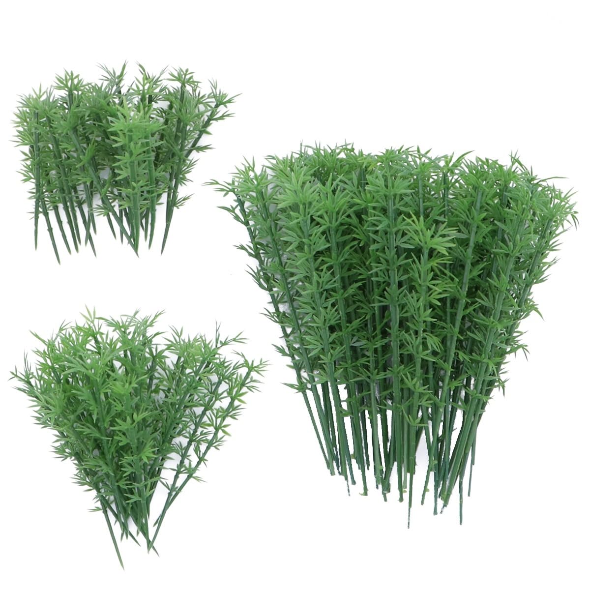 NUOLUX100pcs Model Bamboo Trees, Miniature Trees, for Home Decoration, Landform Diorama Project, Model Train Railways Architecture Landscape1