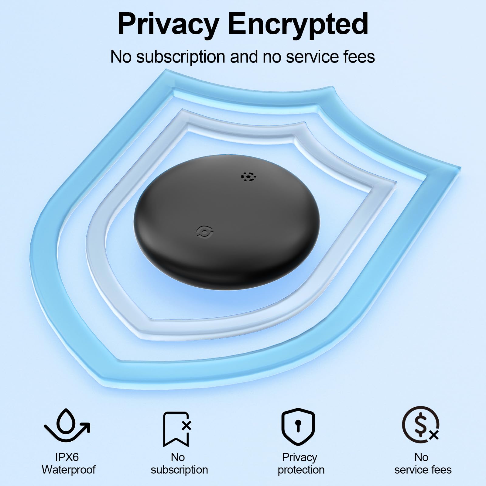 GPS Tracker for Vehicles, Mini Portable Magnetic Car Tracker, Work with iOS and Android, Car Gps Tracker Anti-Theft Tracker with Real-Time Location, No Monthly Fee or Subscription/No SIM Card Required — view 3