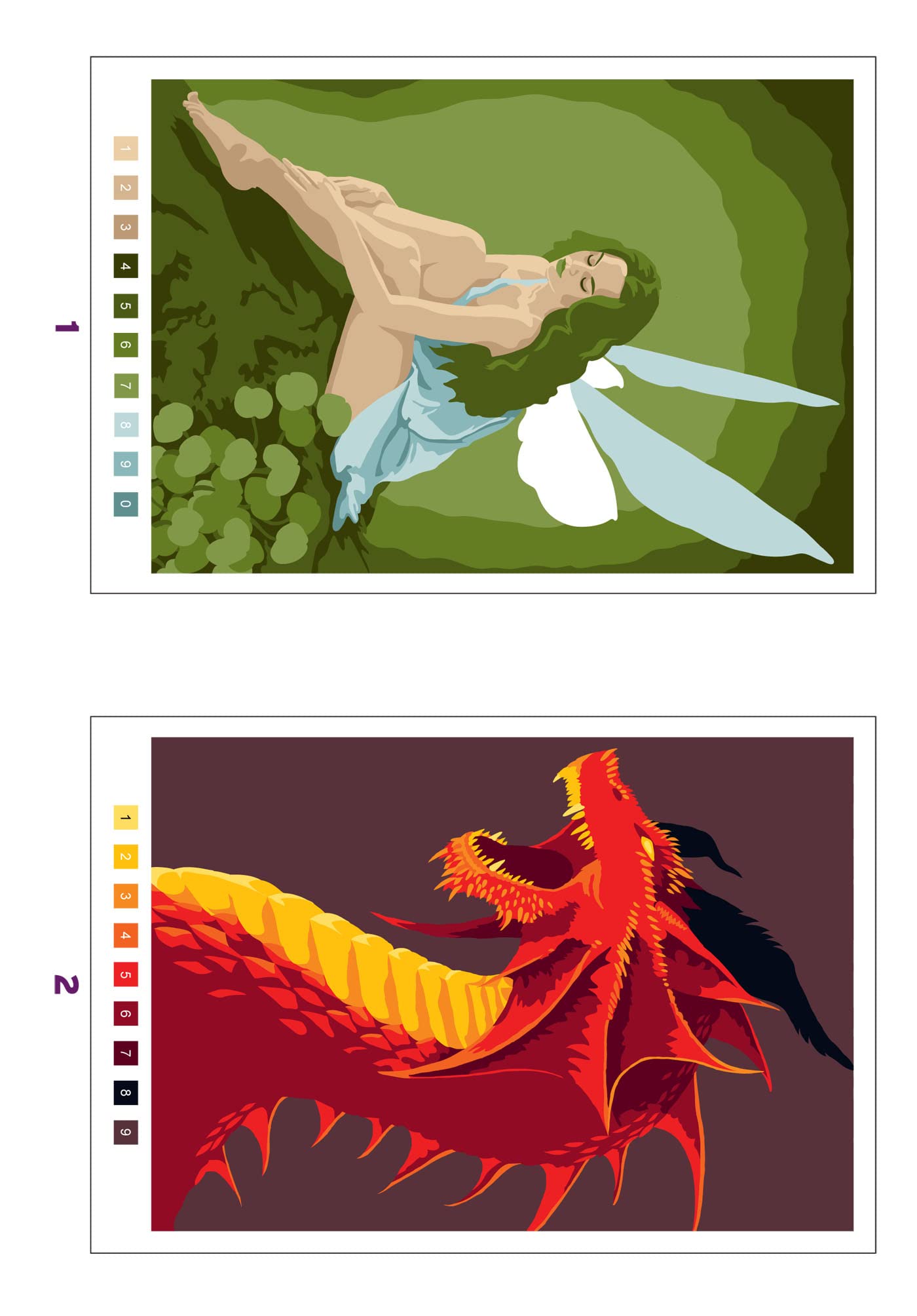 Mystères Fantasy NED: 50 coloriages
