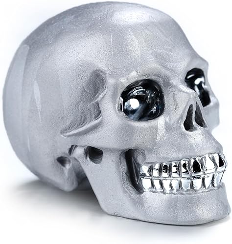 Vista 53 de Skullis 2.0 "Cráneo alienígena de cristal de obsidiana negra, escultura de arte fino de piedras preciosas talladas a mano, estatua de piedra Cráneo