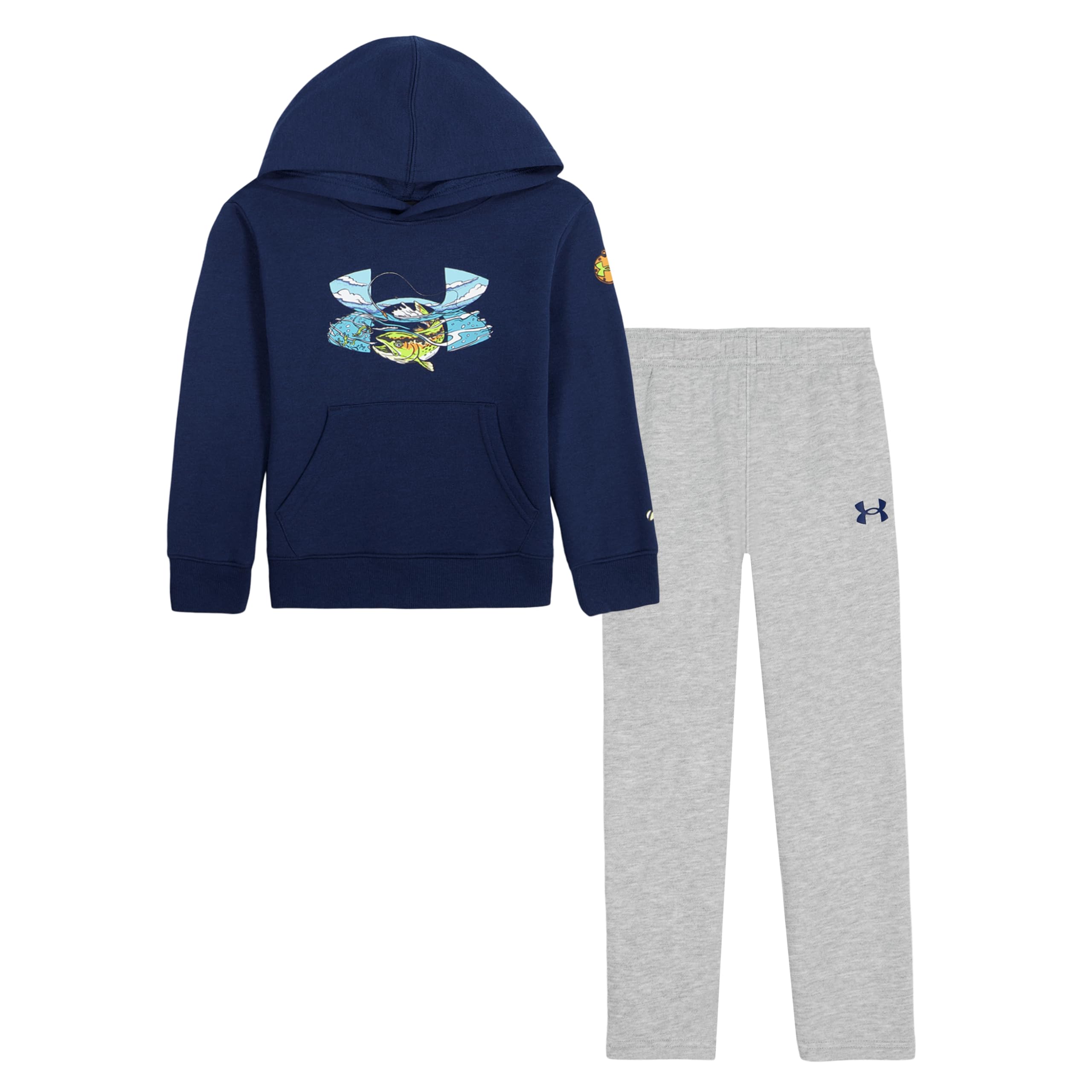 Under Armour Boys' 2-Piece Hoodie and Fleece Pants Set, Outdoor Collection