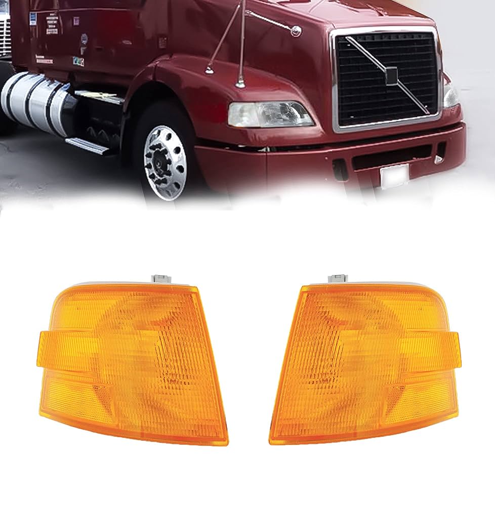 TORQUE Turn Signal Light Lamp Pair for 1999 - 2011 Volvo VNM