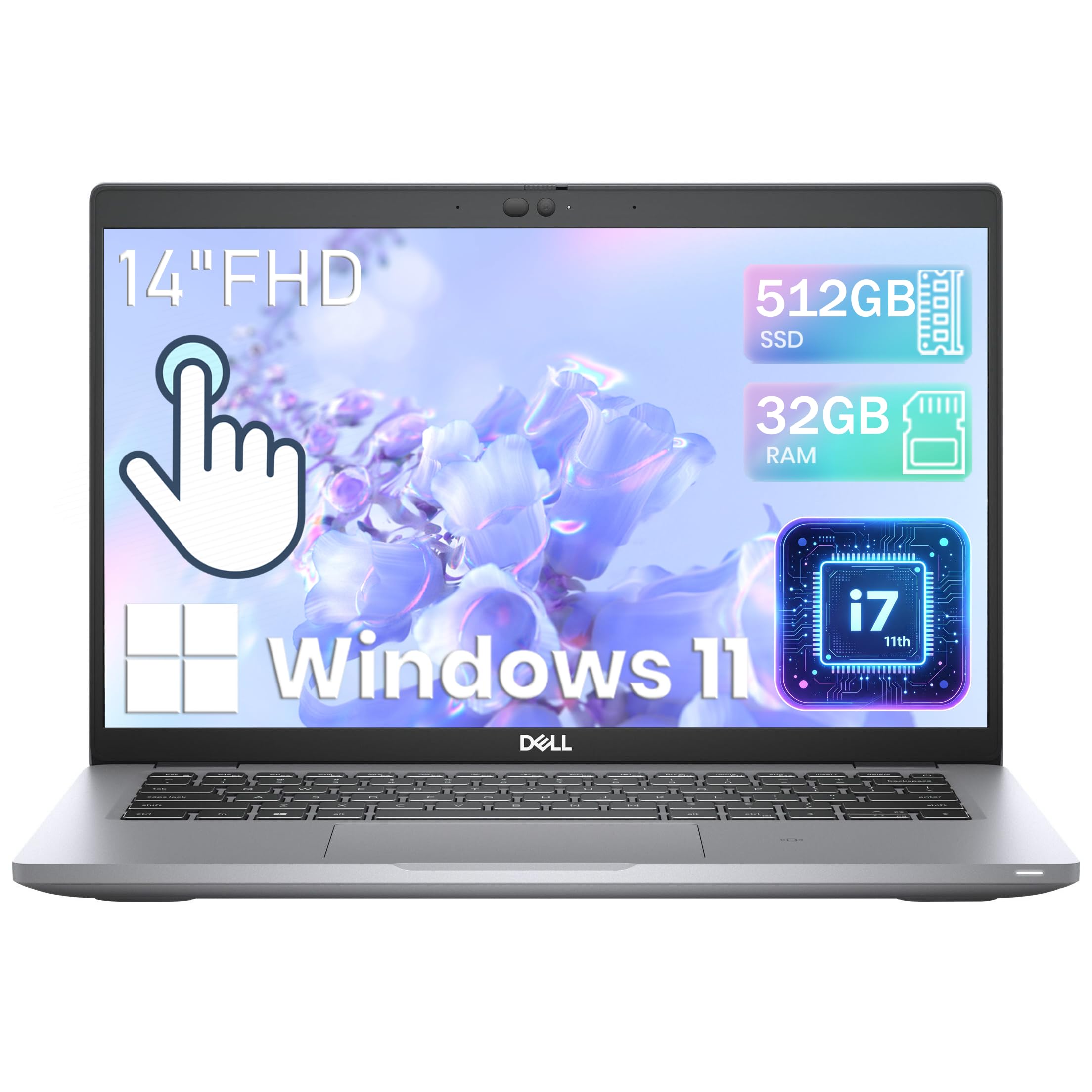 Dell Latitude 5420 Touch, Intel Core i7-1185G7, 32GB RAM, 512GB SSD (Renewed)