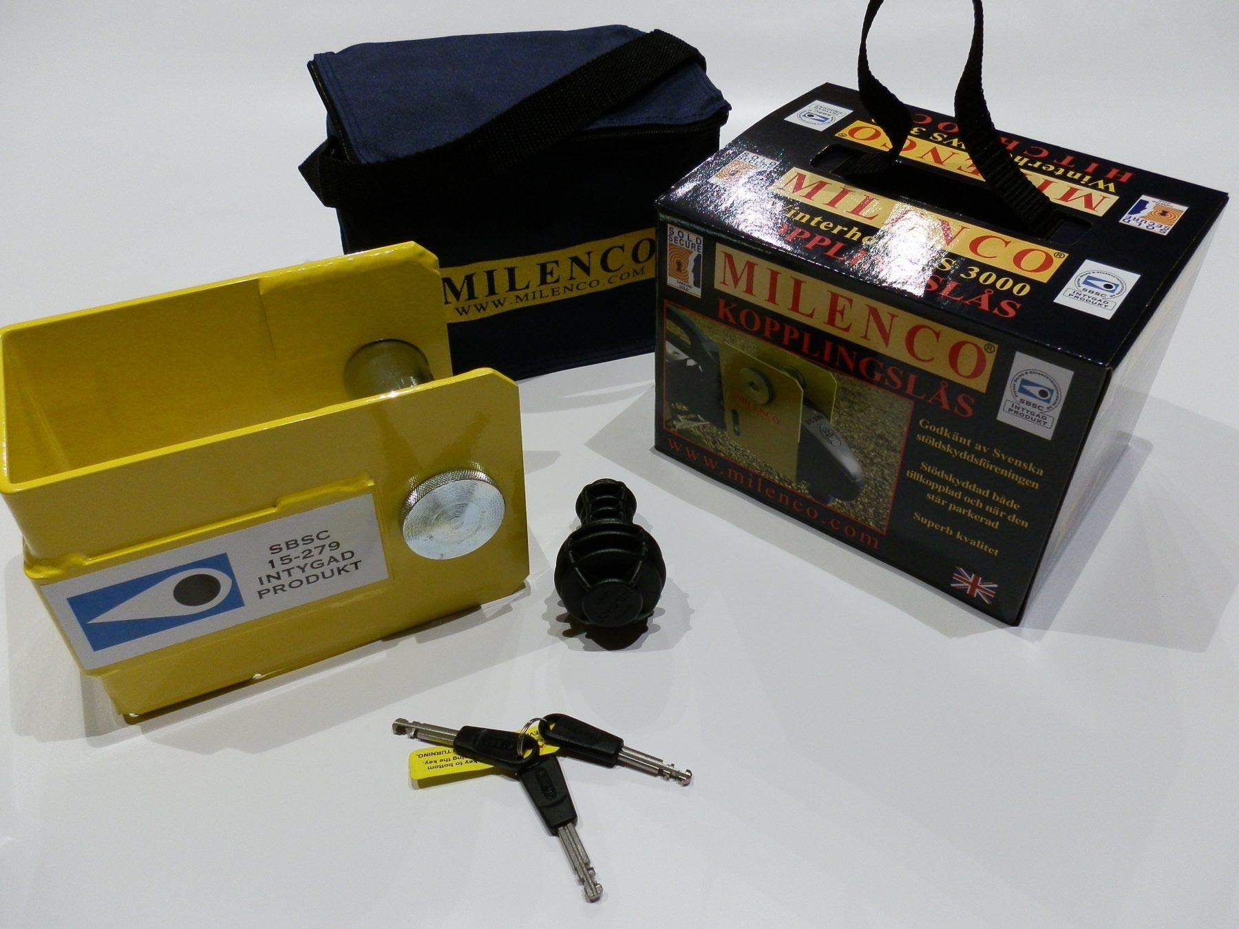 Milenco Swedish SSF Approved Super Heavy Duty Winterhoff WS3000 Hitchlock