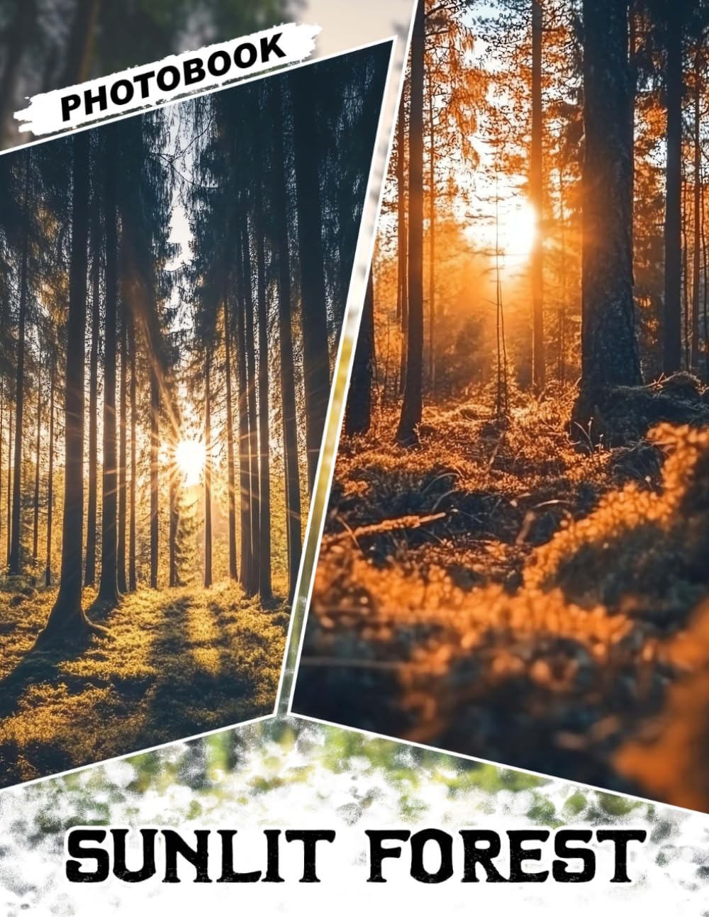 Sunlit Forest Photo Book: Capture Sunlit Magic with 40 Radiant Woodland Images Showcasing Golden Light And Serene Nature Scenes