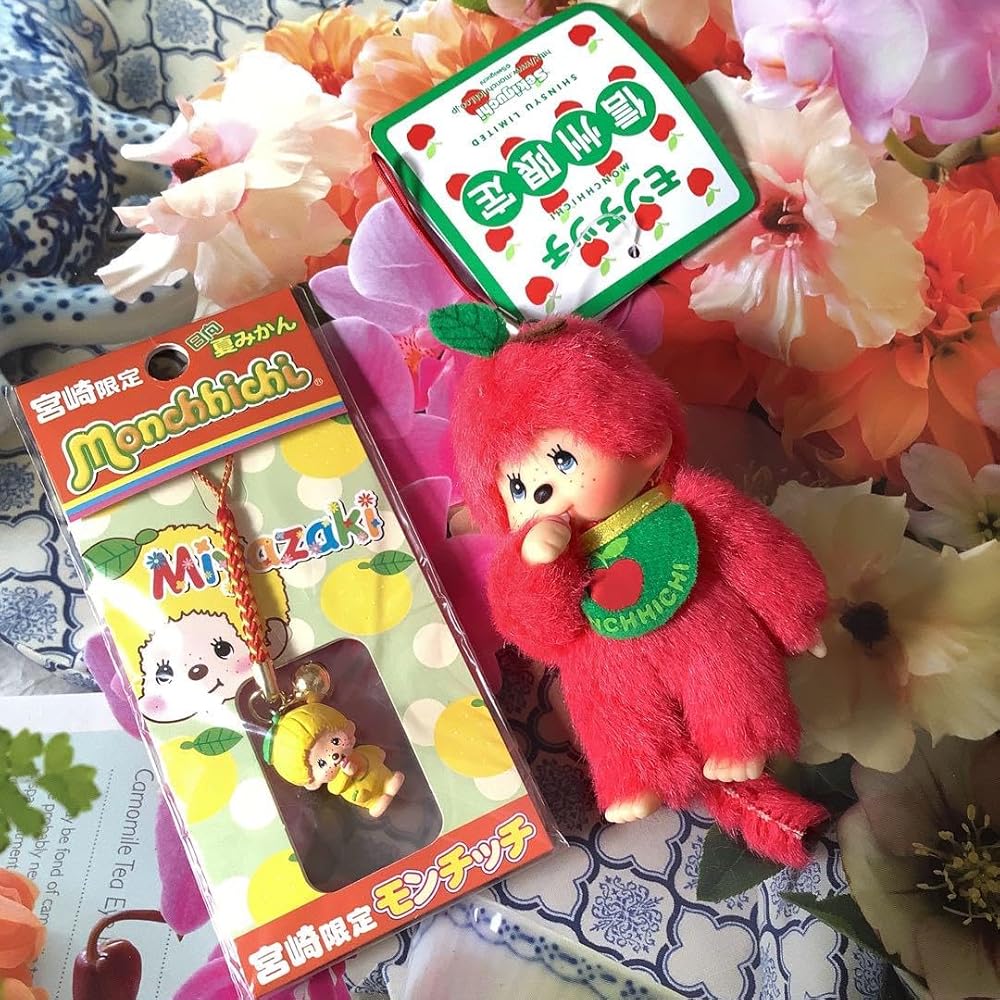 Amazon.co.jp: ご当地限定 モンチッチ 信州 リンゴ 宮崎 日向夏